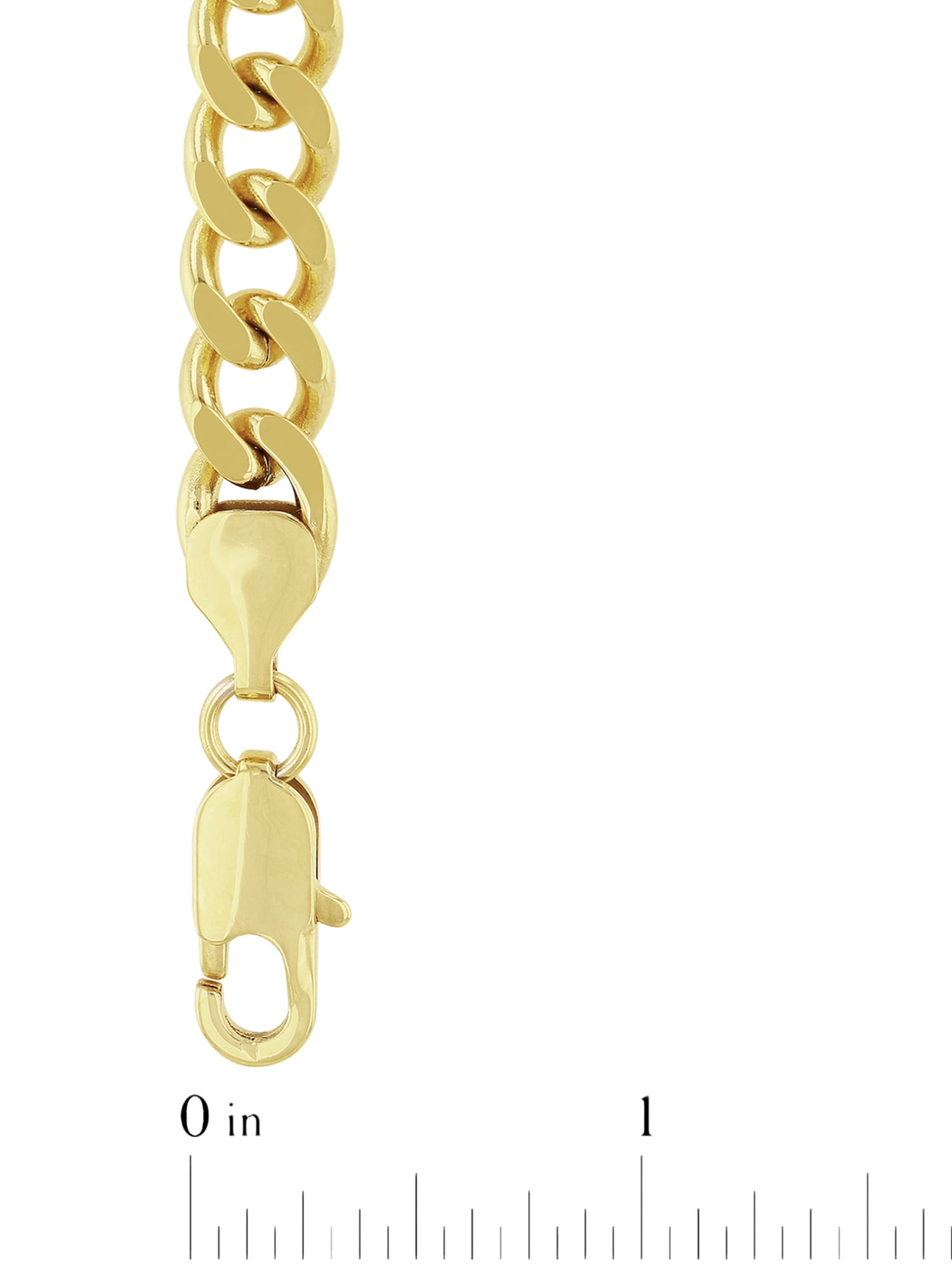 Men's Stainless Steel Yellow Finish Curb Chain - Believe by Brilliance - Image 2