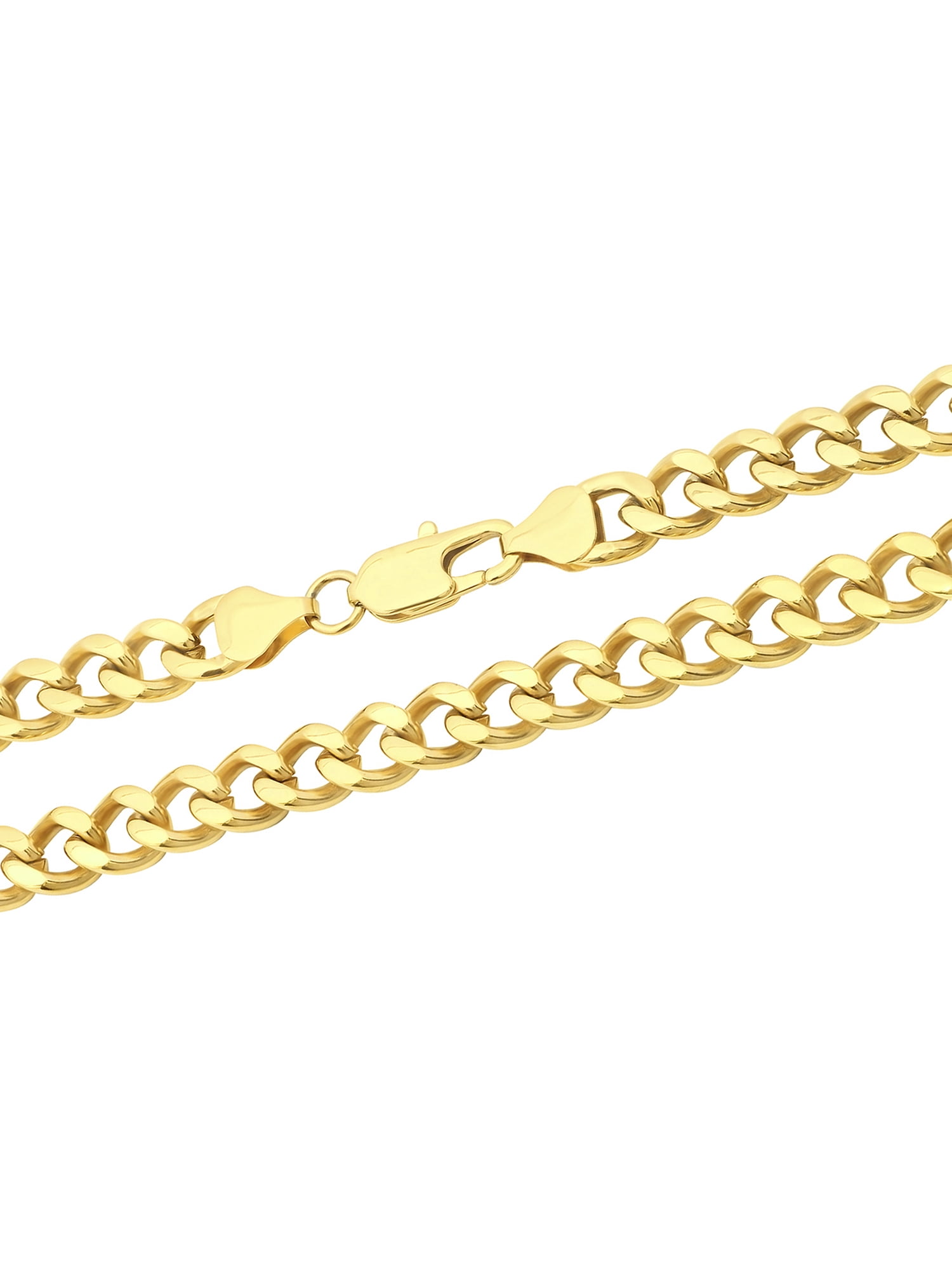 Men's Stainless Steel Yellow Finish Curb Chain - Believe by Brilliance - Image 3