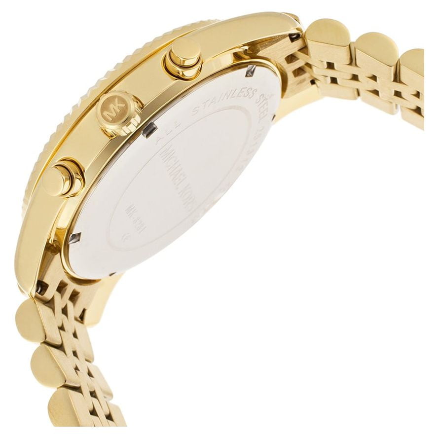 Michael Kors Men's Lexington Gold-Tone Chronograph Metal Watch, MK8281 - Image 4