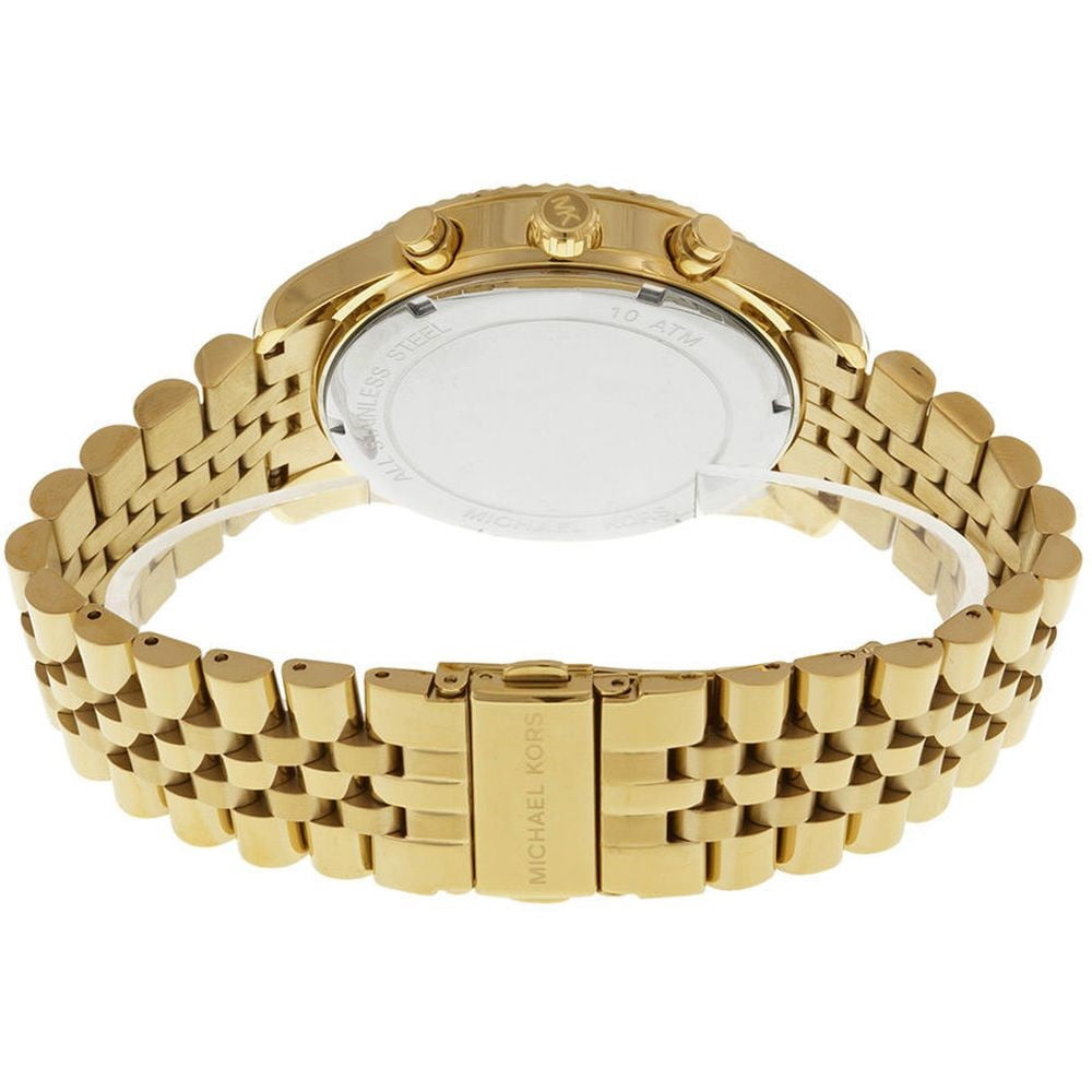 Michael Kors Men's Lexington Gold-Tone Chronograph Metal Watch, MK8281 - Image 5