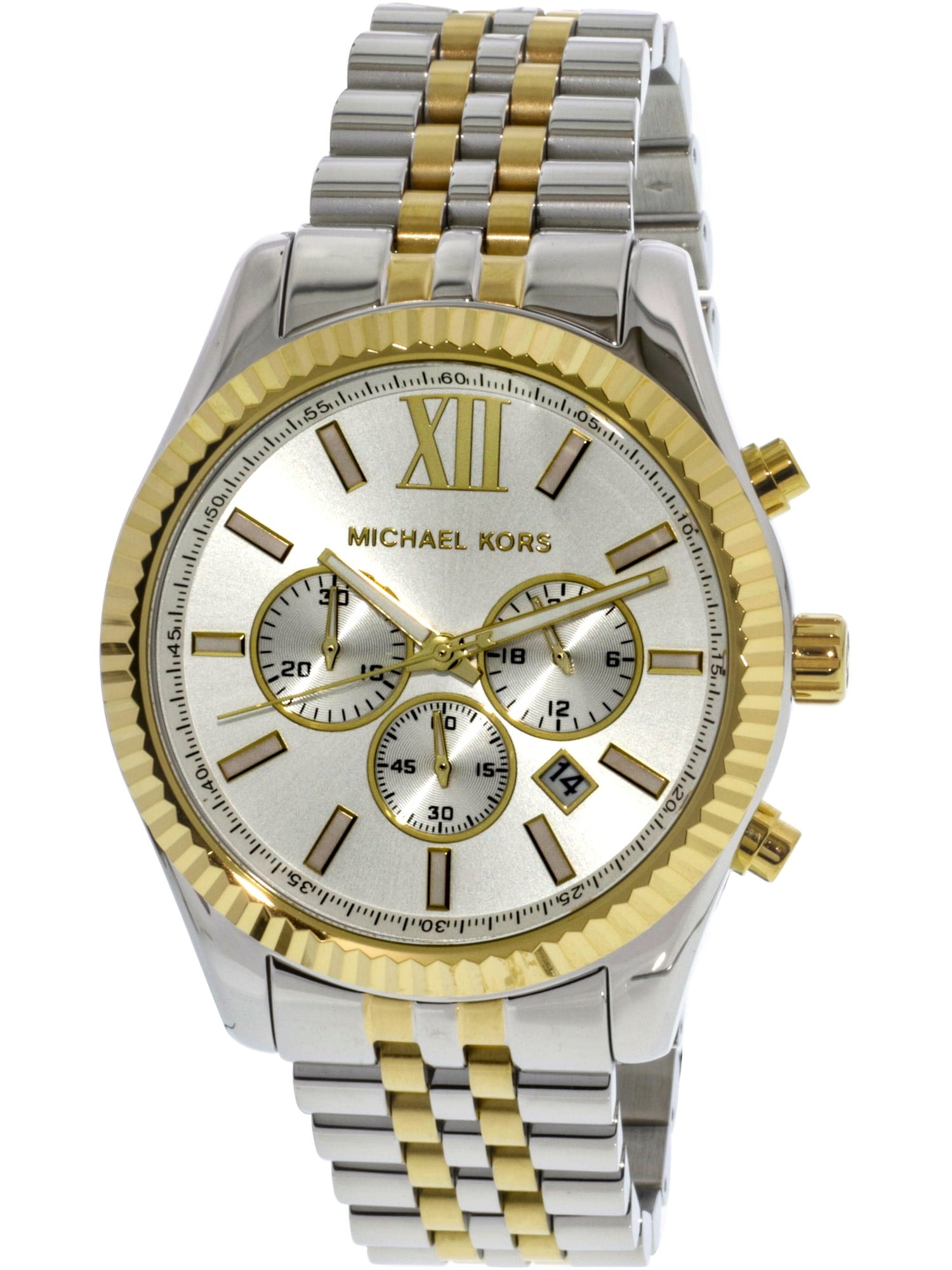 Michael Kors Men's Lexington Two Tone Stainless Steel Watch MK8344 - Image 2