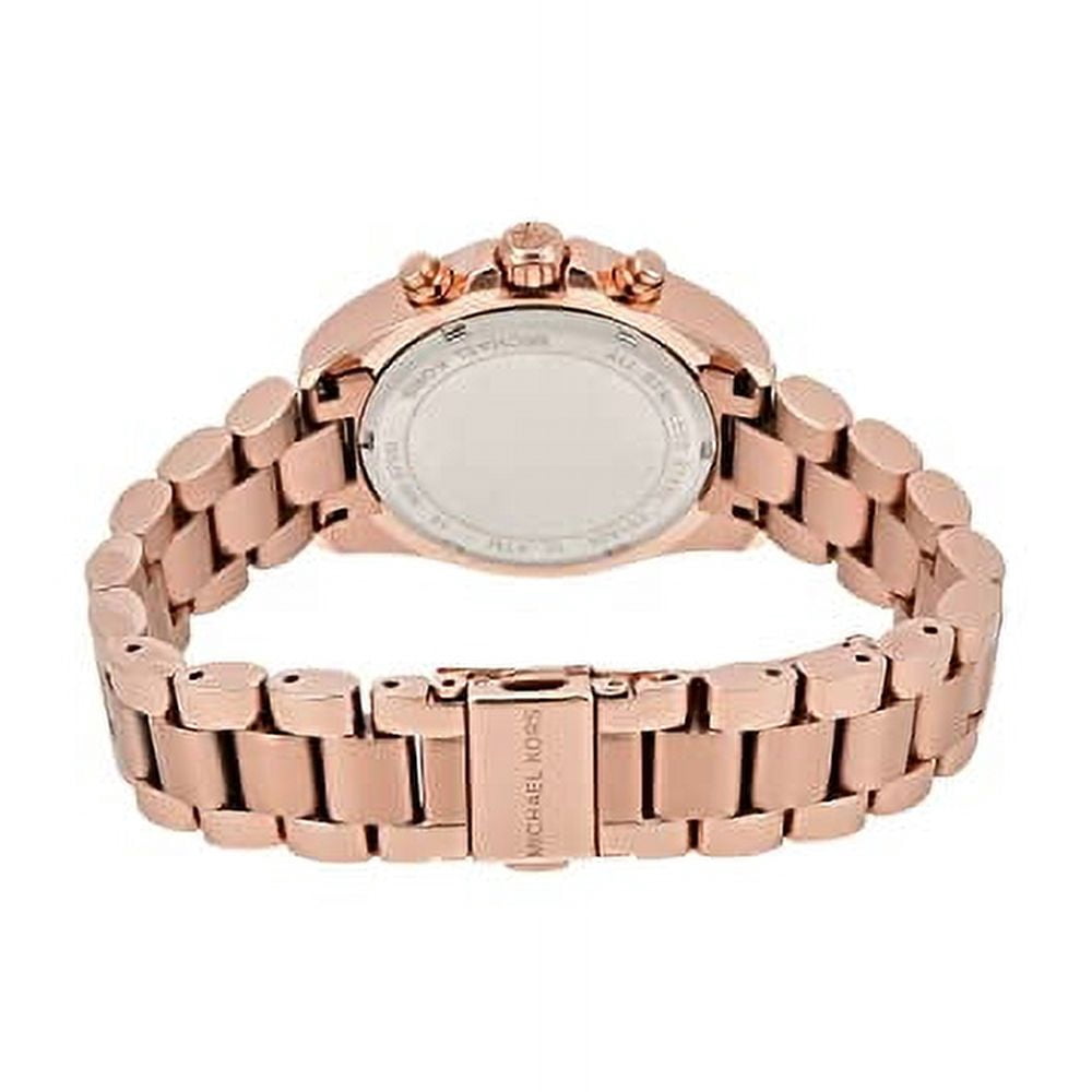 Michael Kors Women's Bradshaw Mini Rose Gold-Tone Chronograph Watch, MK5799 - Image 3
