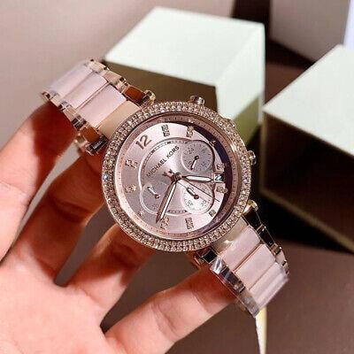 Michael Kors Women's Parker Two-Tone Watch MK5896 - Image 2