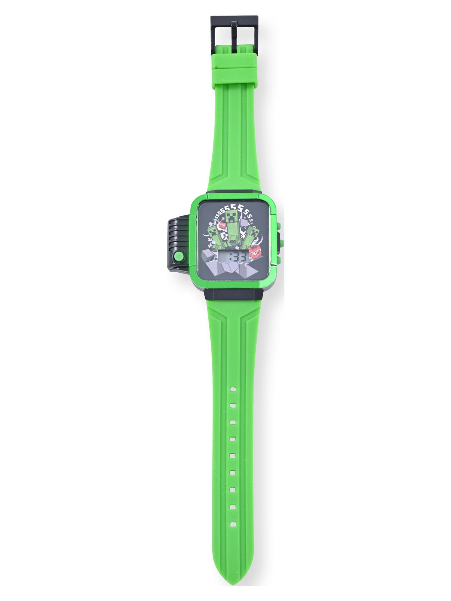 Minecraft Childrens Unisex Watch in One Size Color Green Silicone Strap (MIN4167WM) - Image 2