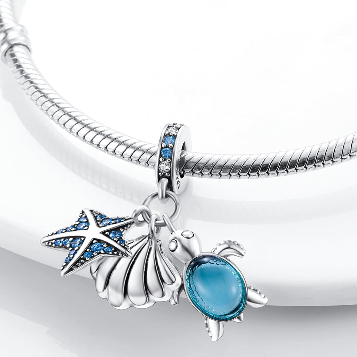MULA European 925 Sterling Silver DIY Charm Summer Beach fit Bracelet for women jewelry - Image 4