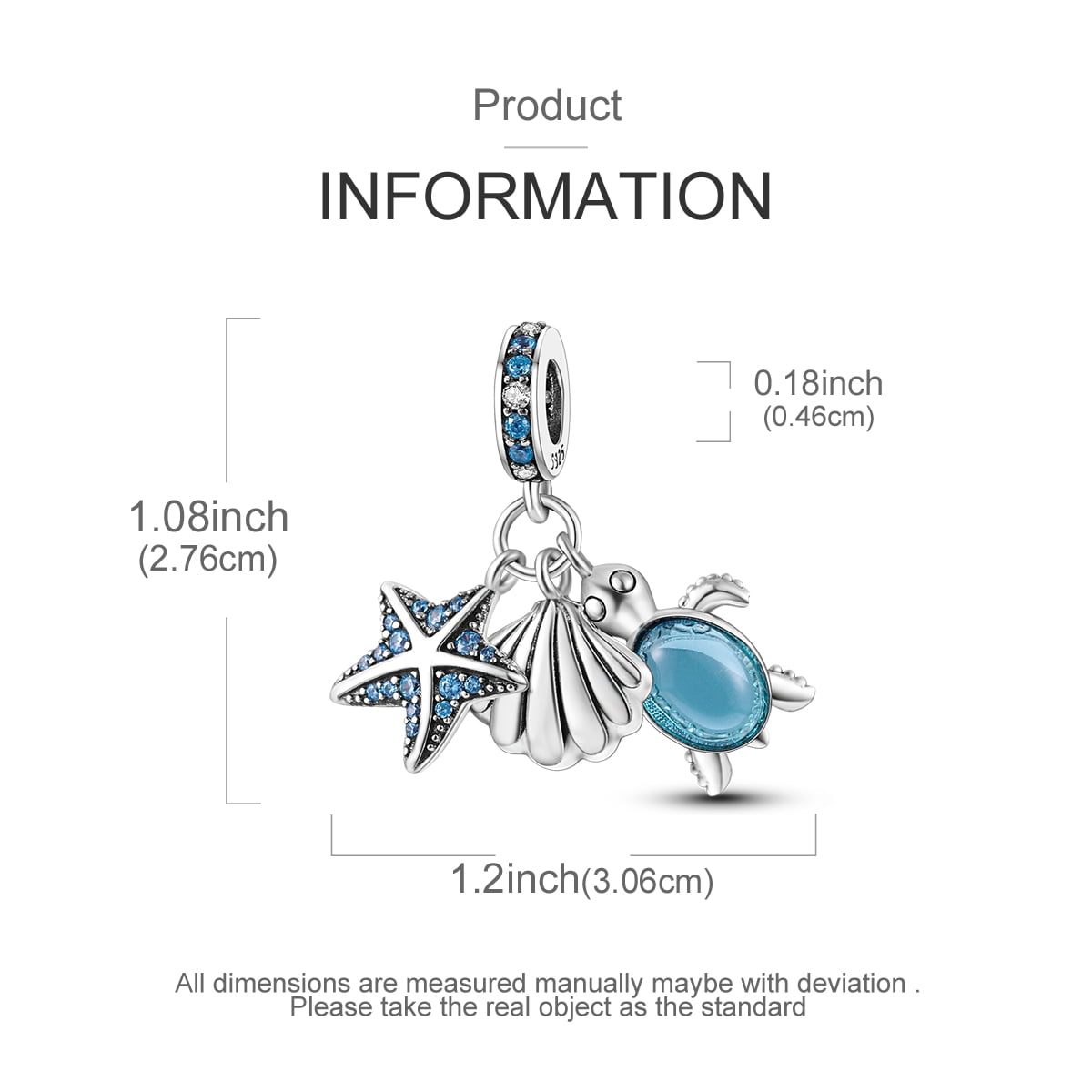 MULA European 925 Sterling Silver DIY Charm Summer Beach fit Bracelet for women jewelry - Image 3