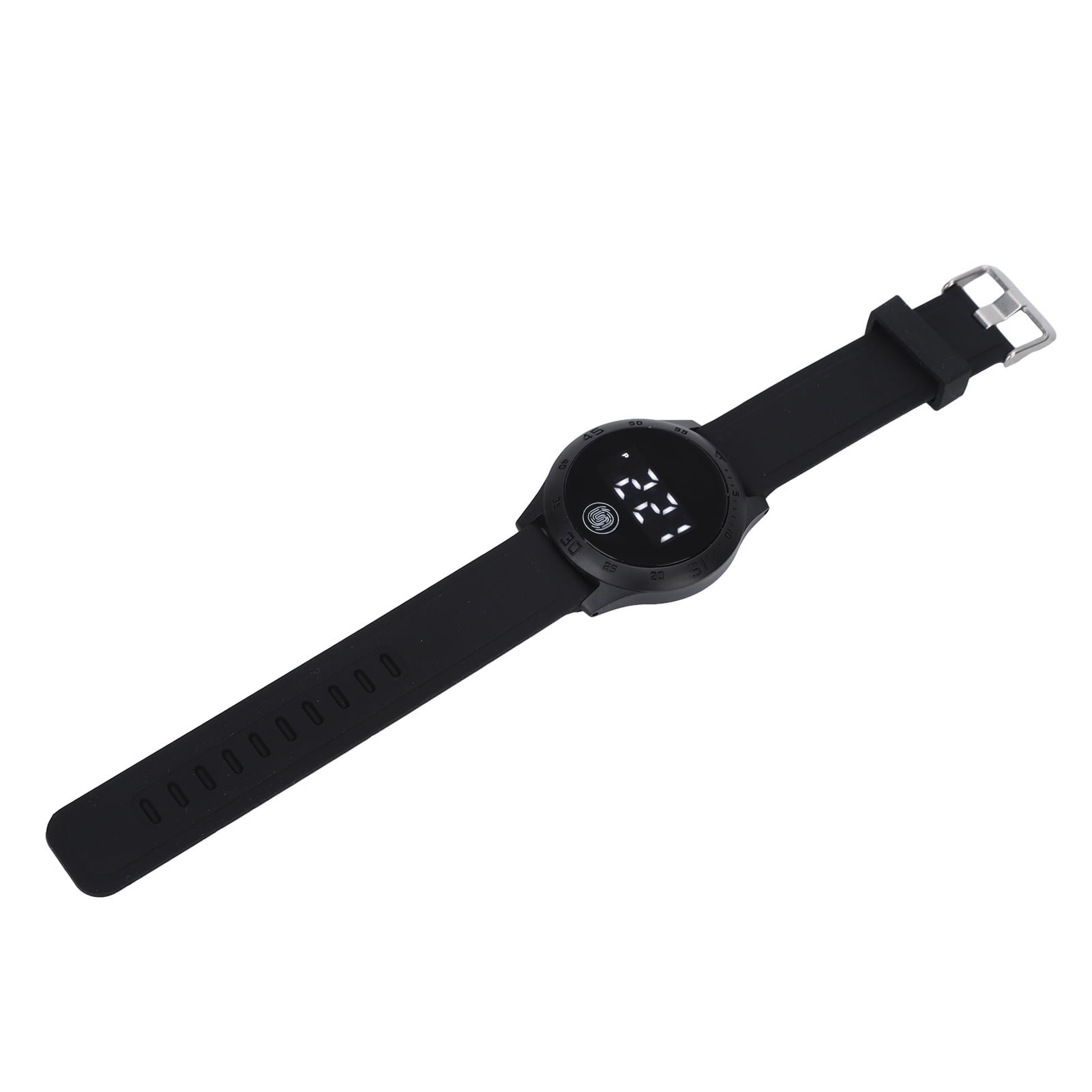 NFTIGB HZ2030 LED Digital Watch Korean Style Waterproof Touch Stylish Wrist Watch for Men Women Students Black, 9.0 inches / 22.86 cm - Image 3