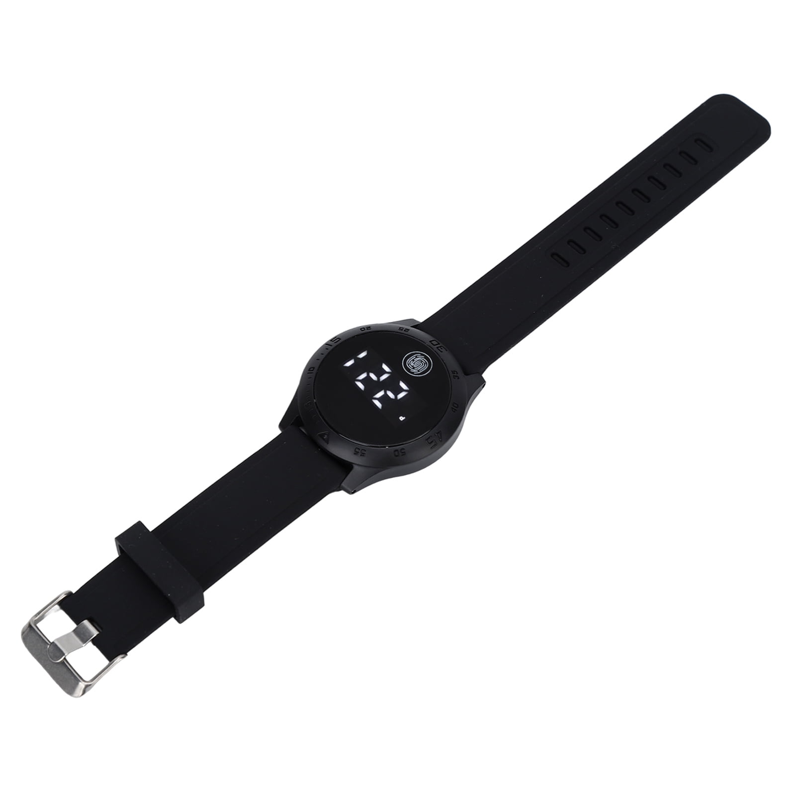 NFTIGB HZ2030 LED Digital Watch Korean Style Waterproof Touch Stylish Wrist Watch for Men Women Students Black, 9.0 inches / 22.86 cm - Image 2