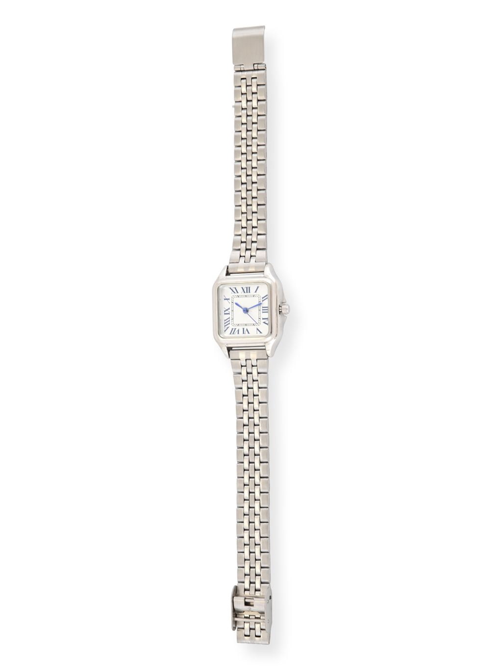 No Boundaries Adult Female Silvertone Square Case Watch with Matching Link Bracelet. - Image 3