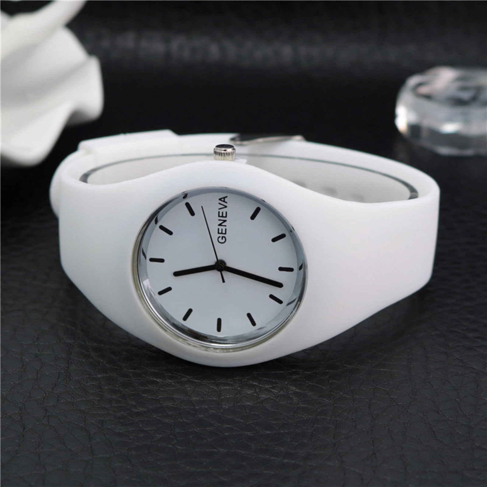 NovaStitch Watches for Women Sport Watch Candy Color Silicone Band Casual Quartz Analog Luminous for Daily Wear Birthday Gift - Pink - Image 2