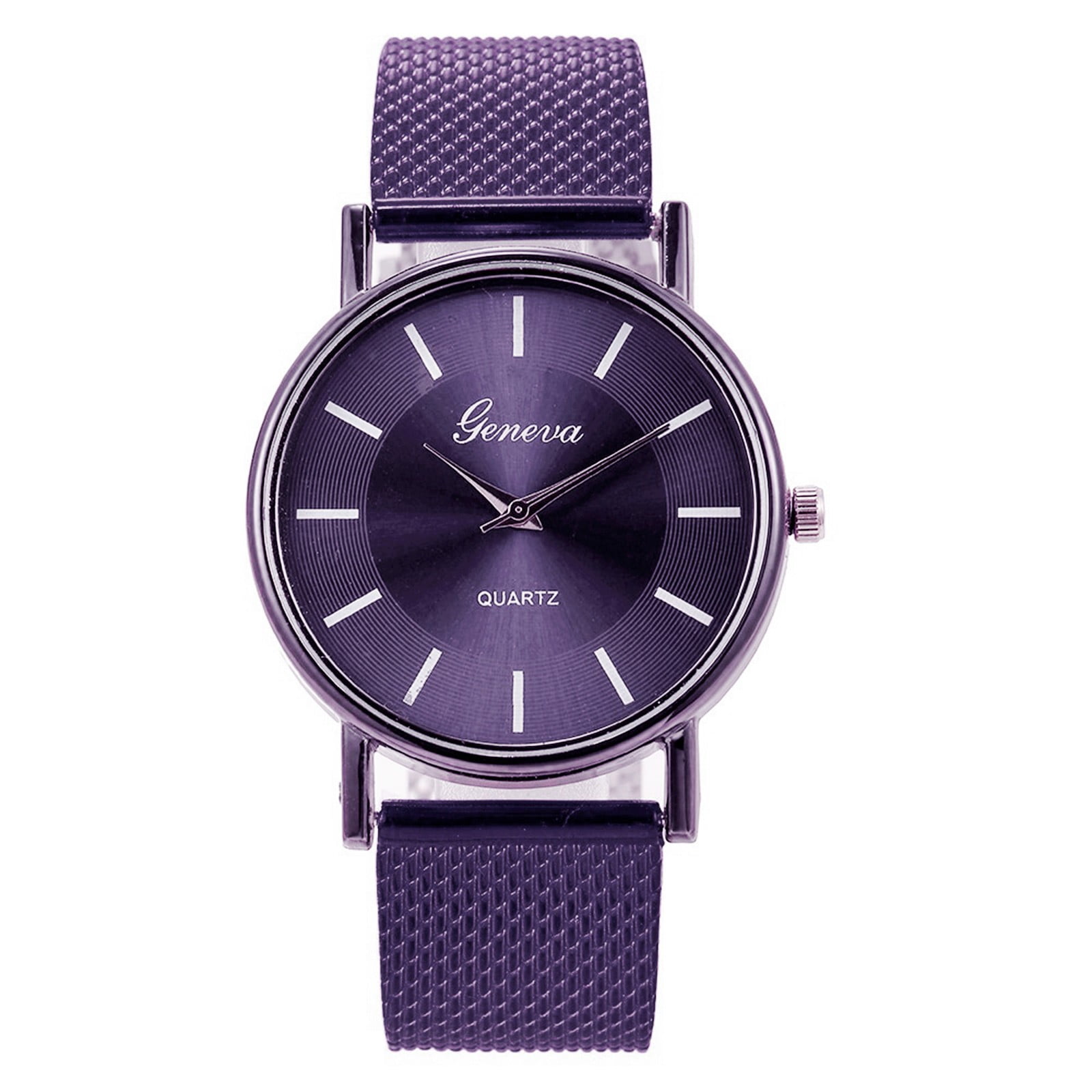 NovaStitch Women's Quartz Watch Purple Analog Display Classic Dress Watch for Ladies Casual Daily Wear Birthday Gift - Purple - Image 4