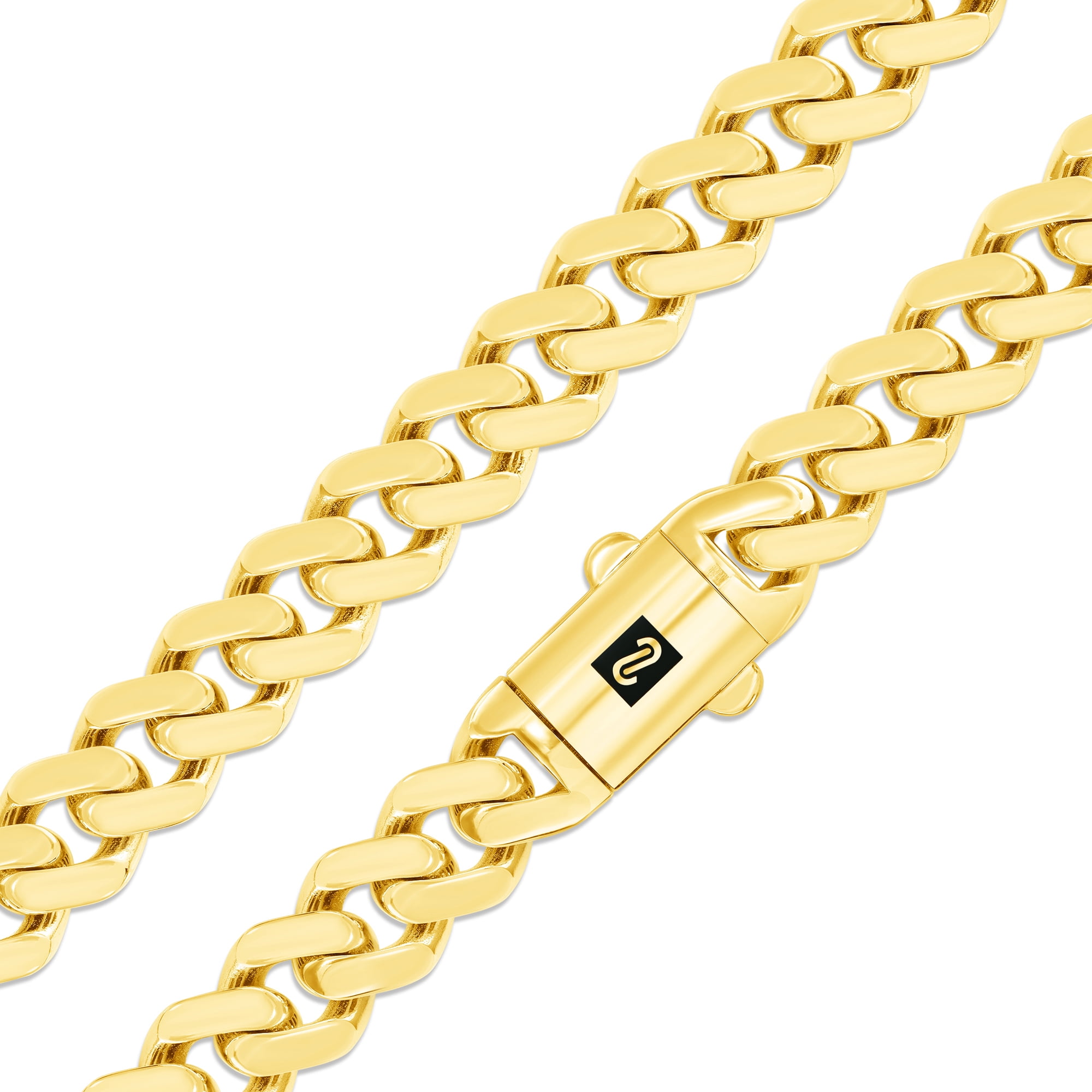 Nuragold 10k Real Yellow Gold Royal Monaco 9mm Miami Cuban Link Necklace (16"-30") Italian Jewelry for Men & Women - Image 5