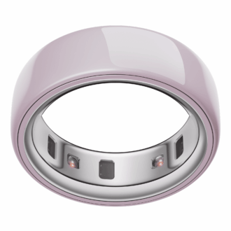 Oura Ring 4 Ceramic, Petal, Size 6, Smart Wearable, Sleep, Fitness & Heart Rate Tracker, 8-Day Battery (Size Before You Buy)