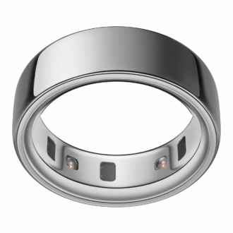 Oura Ring 4, Silver, Size 9, Smart Wearable, Sleep, Fitness & Heart Rate Tracker, 8-Day Battery (Size Before You Buy)