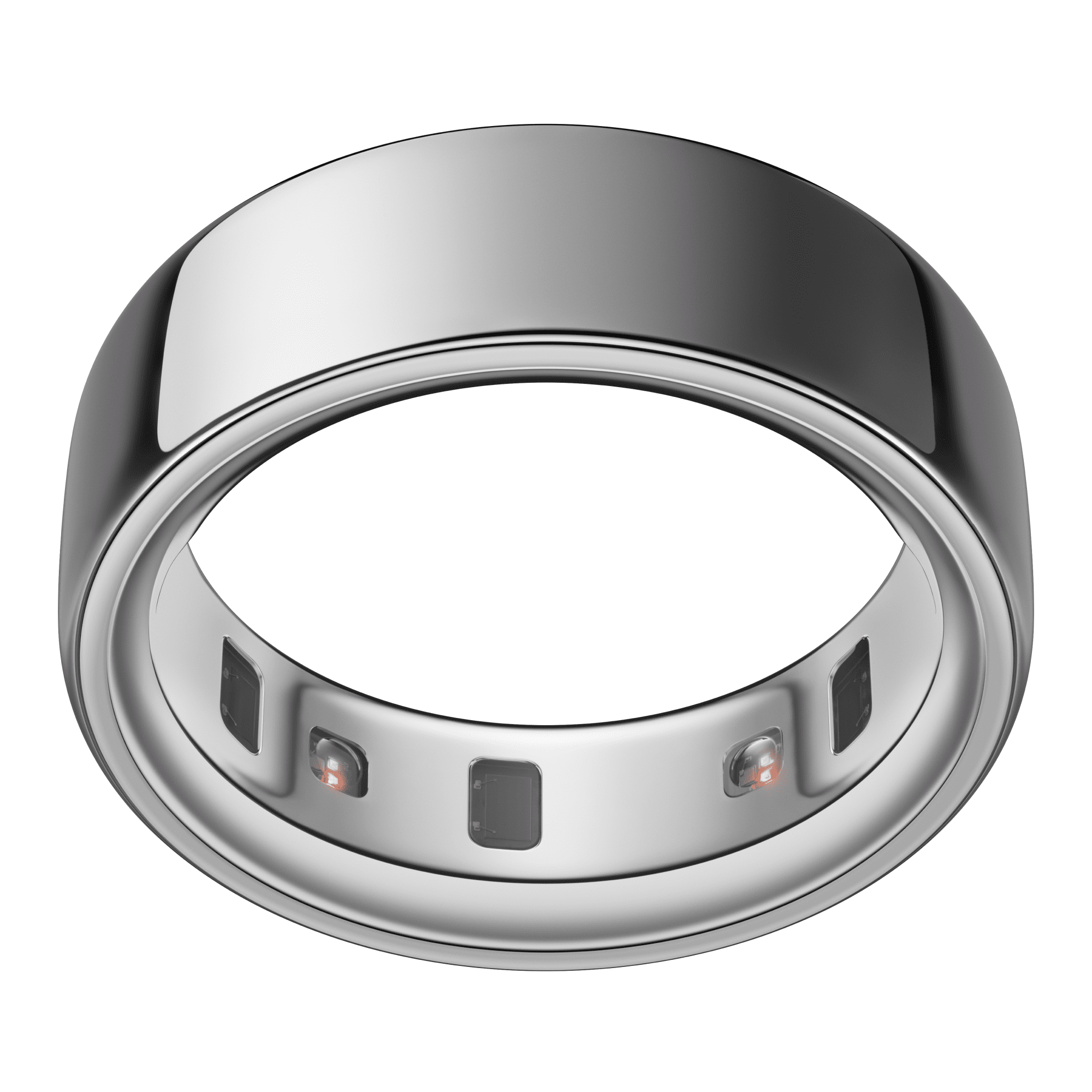 Oura Ring 4, Silver, Size 9, Smart Wearable, Sleep, Fitness & Heart Rate Tracker, 8-Day Battery (Size Before You Buy)