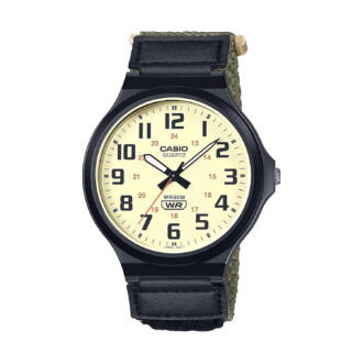 Outdoor Cloth Band Analog Watch With 3-Year Battery And Water Resistance