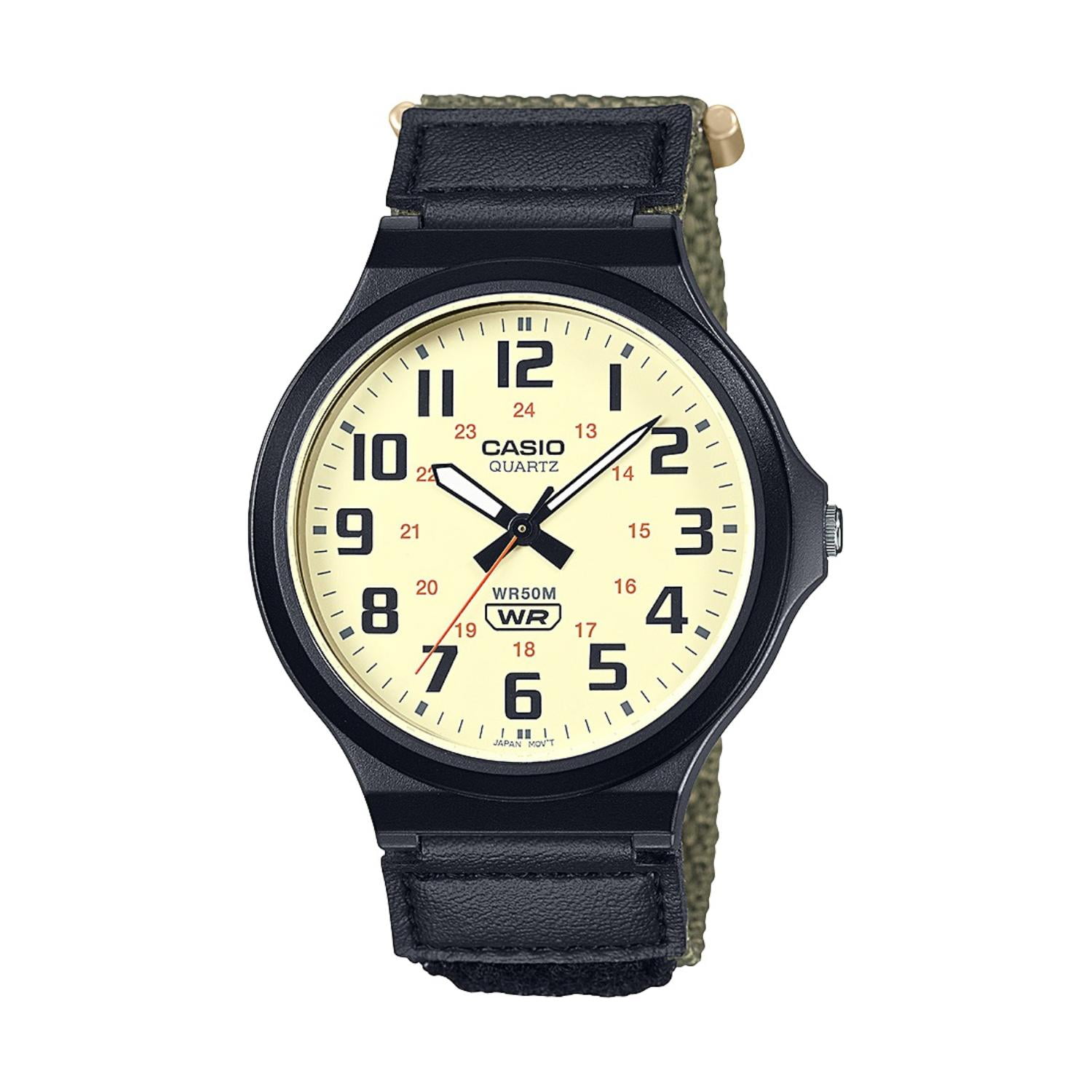 Outdoor Cloth Band Analog Watch With 3-Year Battery And Water Resistance