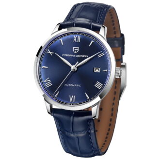 PAGANI DESIGN Men's Automatic Watches 40mm Leather Watchband Causal Business Mechanical Wrist Watch for Men