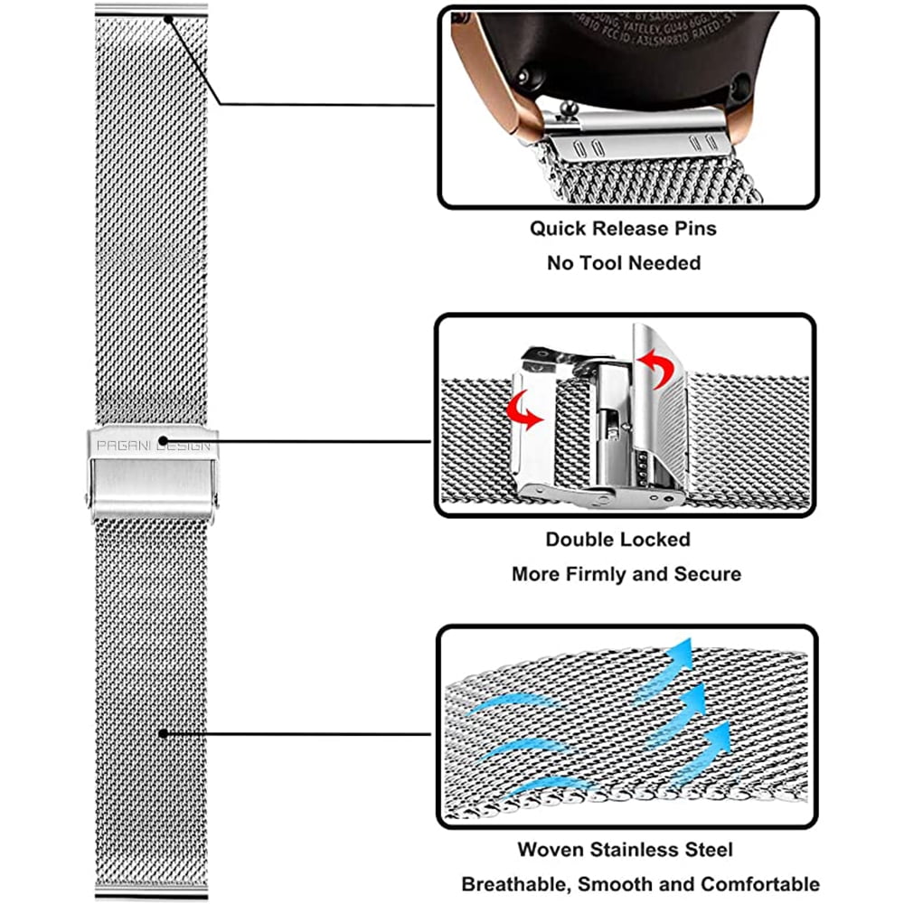 PAGANI DESIGN Men's Watches full Automatic Mechanical Sports Wrist Watch for Men Stainless Steel Mesh Watchband 100M Waterproof Ceramic Bezel PD1667 - Image 3