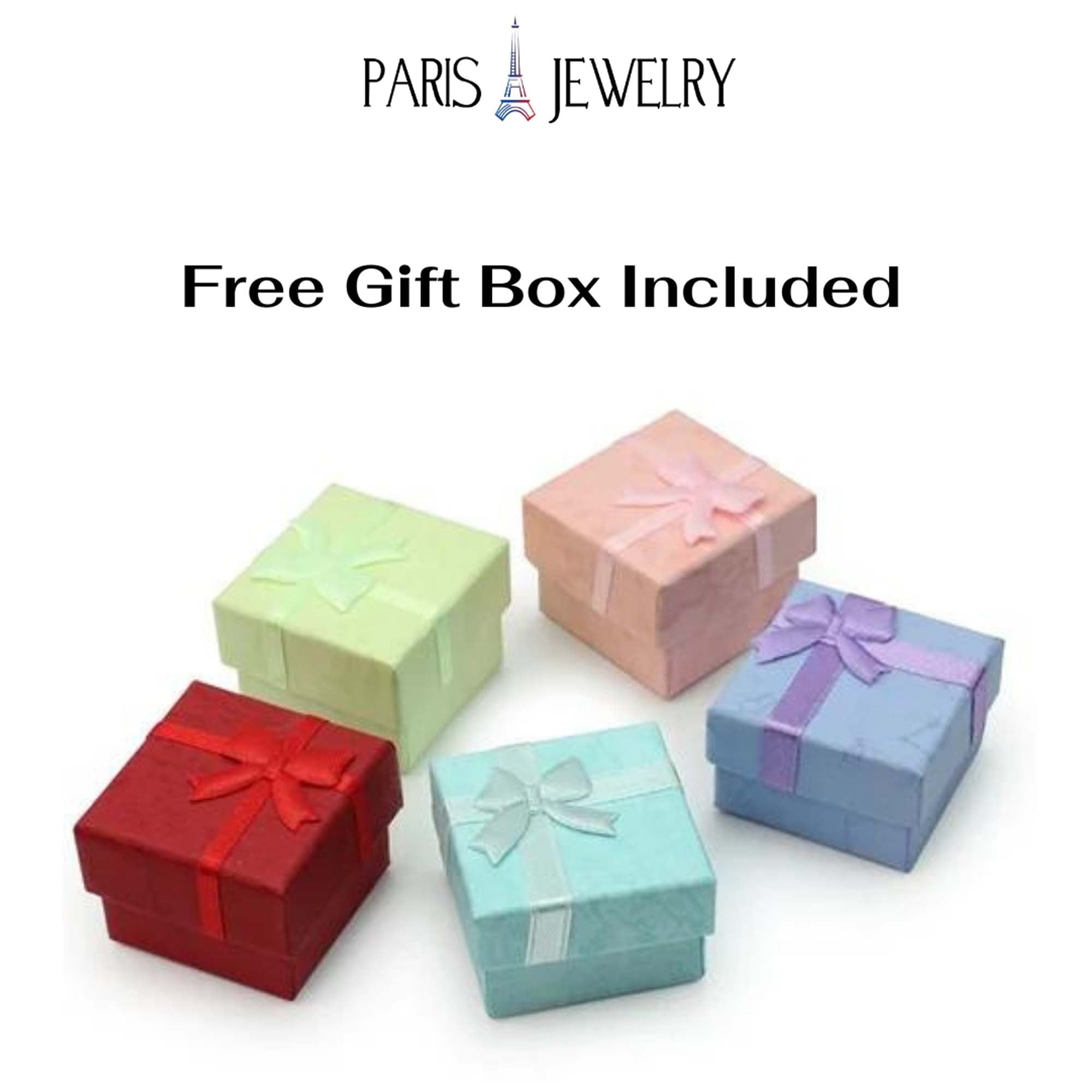 Paris Jewelry 24k White Gold 2 Cttw Alexandrite Round Stud Earrings Jewelry Gift for Women Unisex plated - Image 2
