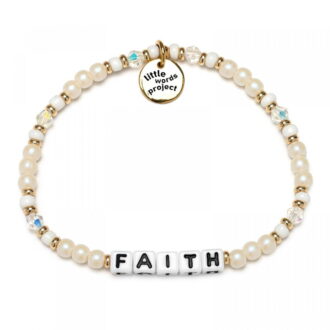 LINXIQIN Little Words Project You Got This Bracelet, Acrylic & Crystal Beads, Choose Your Size Jewelry Handmade