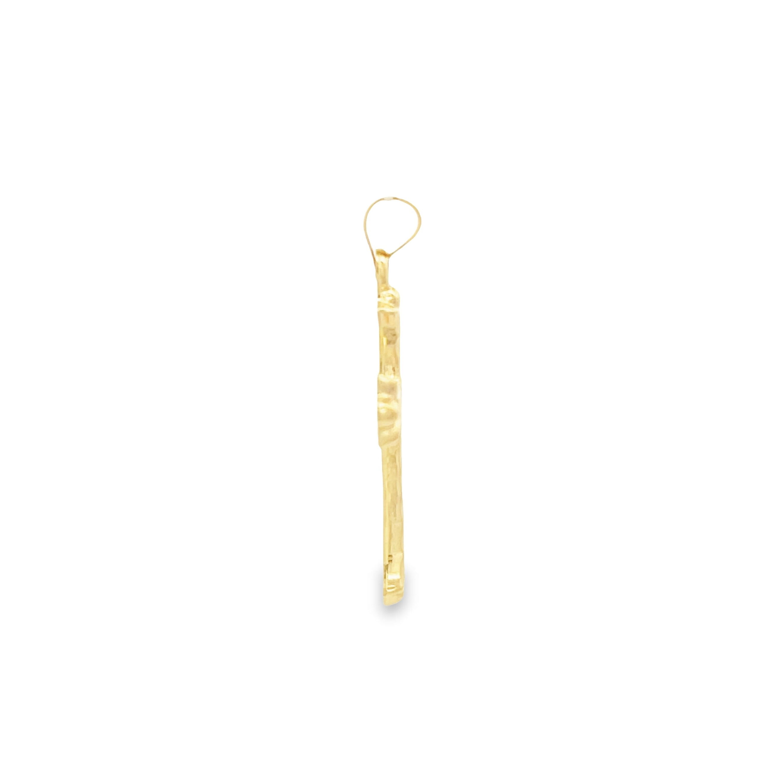 Rand & Paseka Unisex 14 KT Yellow Gold Florentine Cross Religious Pendant, 18” Chain, Fine Jewelry - Image 3