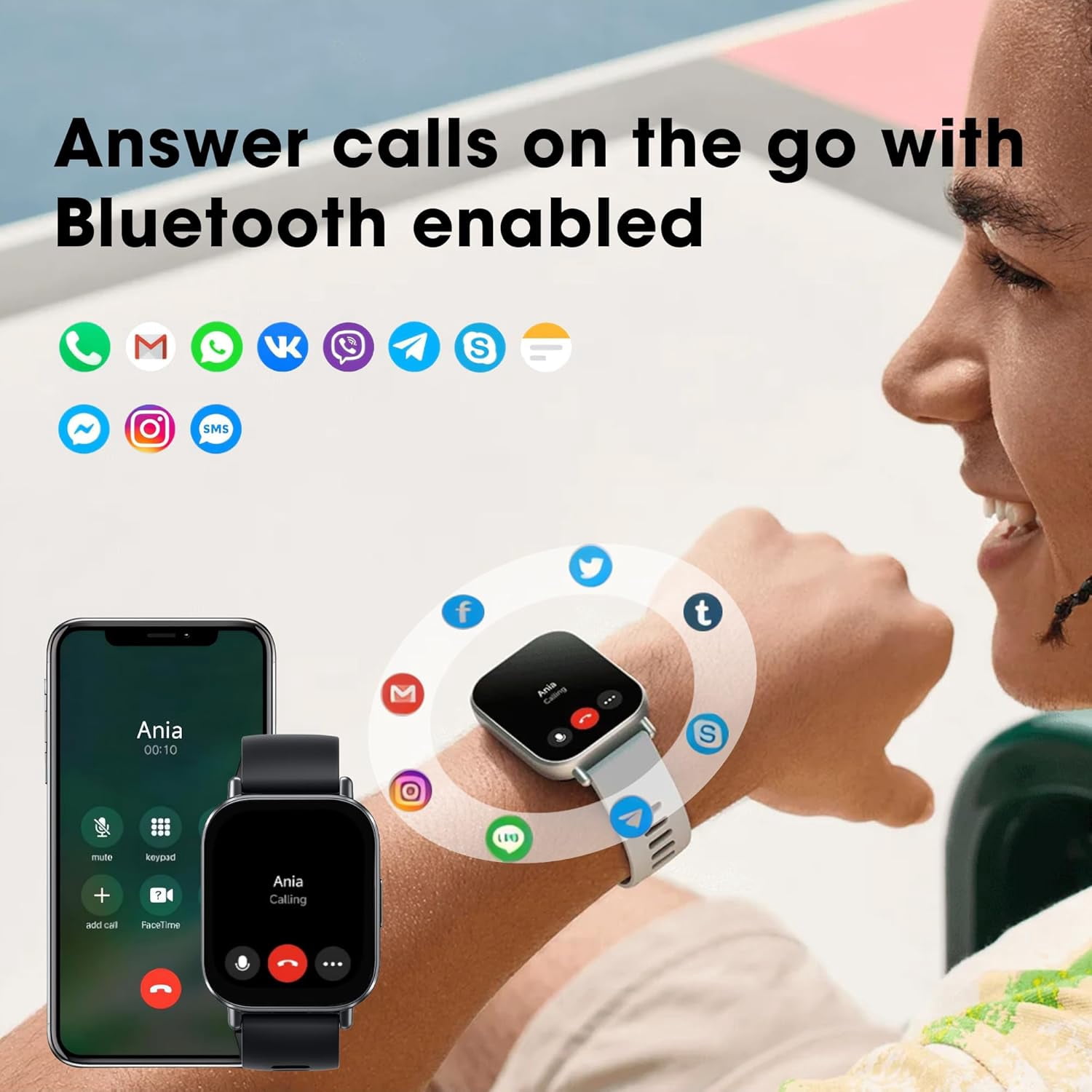 Redmi Watch 5 Active Midnight Black - 18-Day Battery Life, 2-Inch Display, 5ATM Waterproof, Bluetooth Calling, Alexa Built-In - Image 5