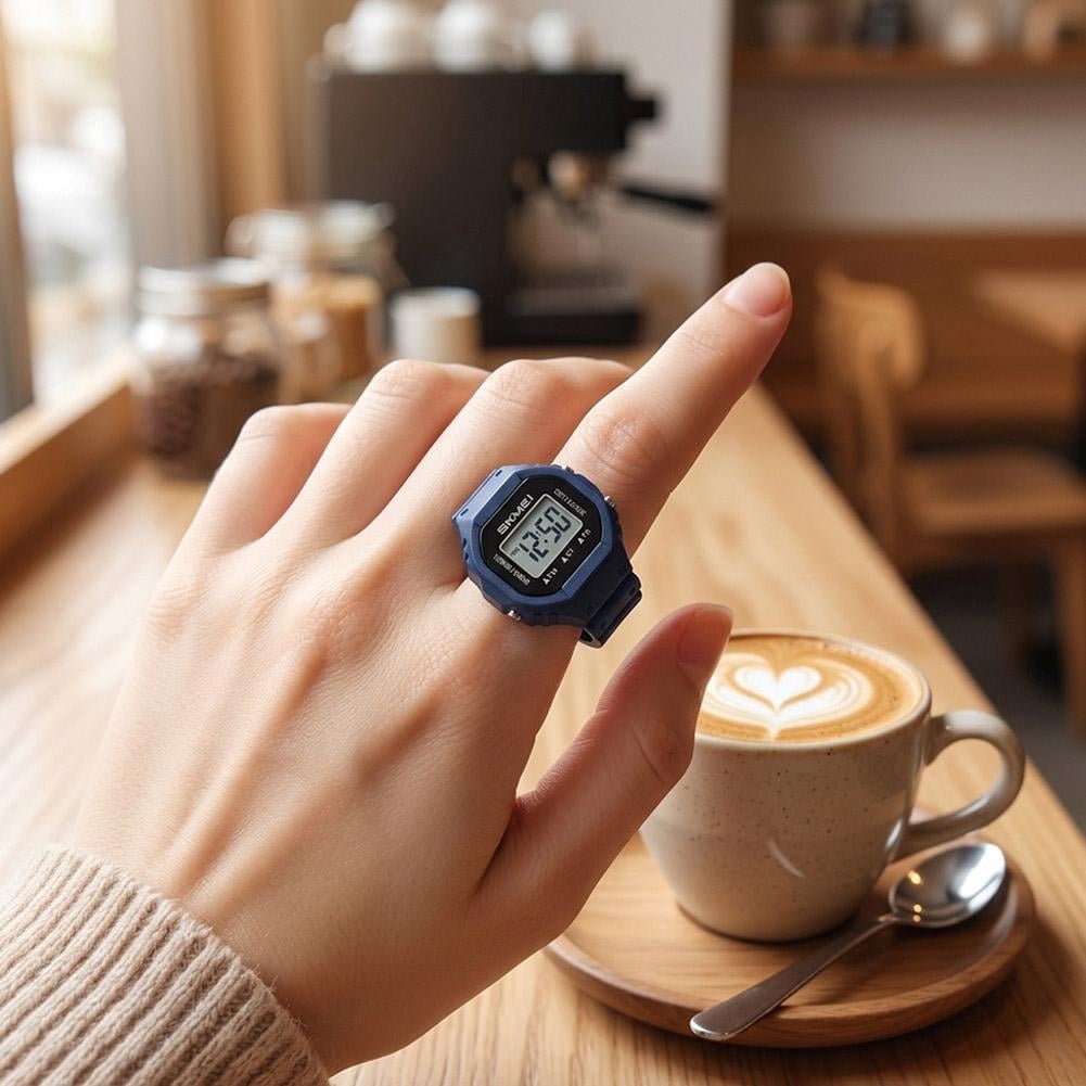 Rings Finger Watches Party Digital Plastic Watches Rings Jewelry Gift - Image 5