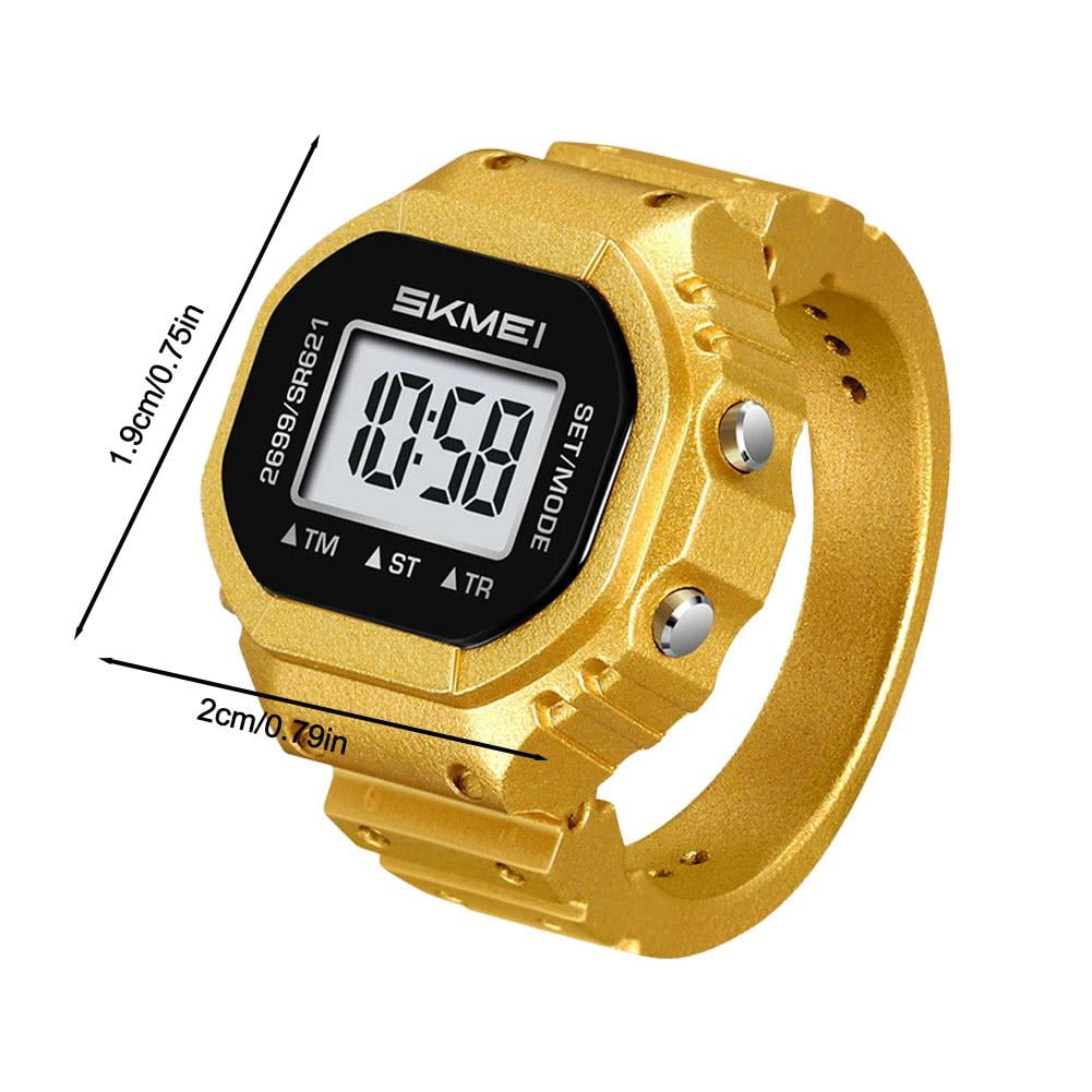 Rings Finger Watches Party Digital Plastic Watches Rings Jewelry Gift - Image 2