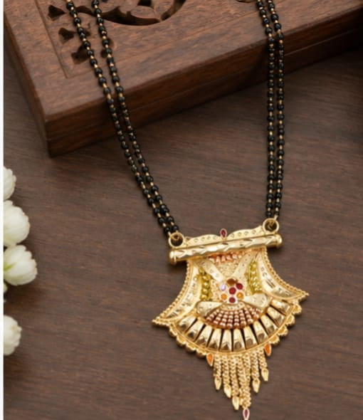 RIVORAH Royal Antique Mangalsutra Pendant Necklace - Image 2