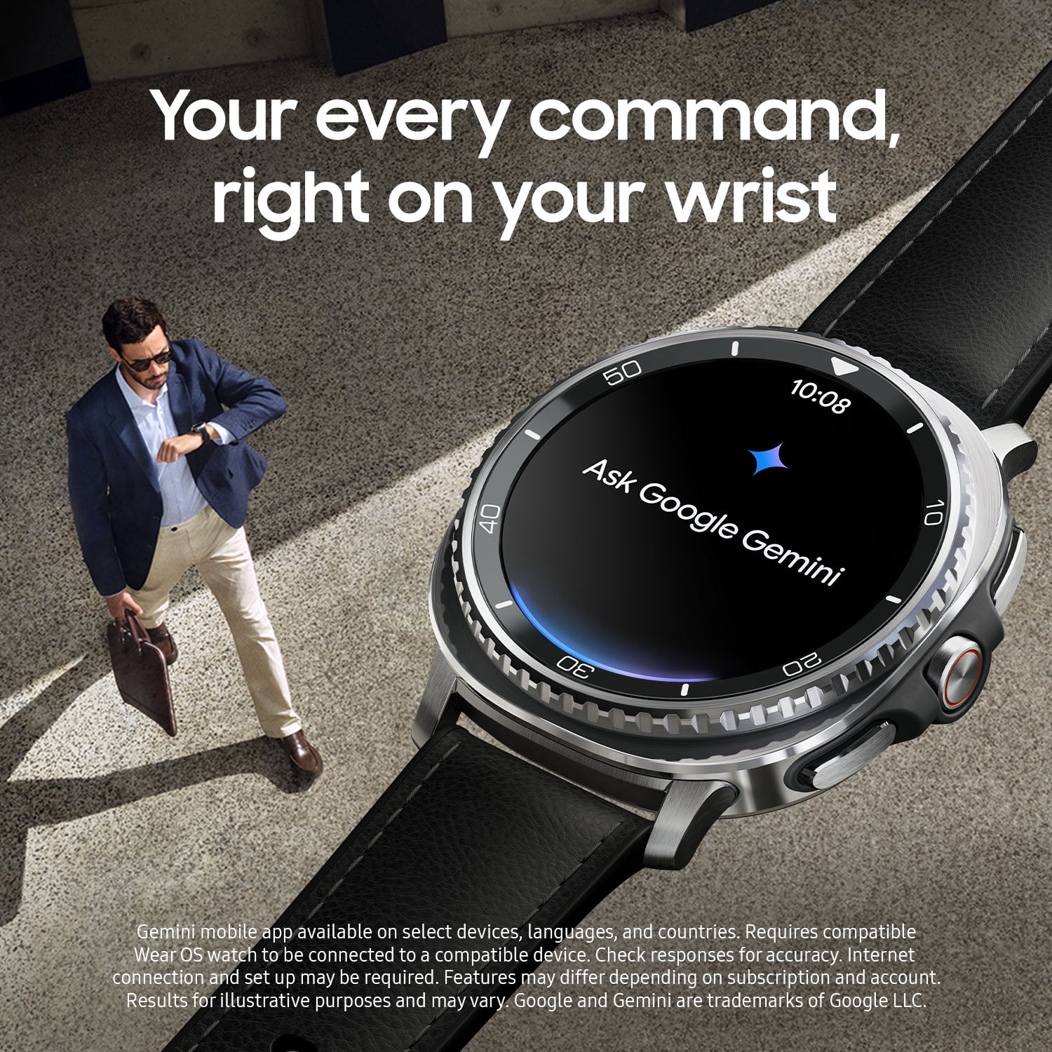 Samsung Galaxy Watch8 Classic 46mm Bluetooth Smart Watch, Black, 40 Hour Battery Life, 1 Each - Image 4
