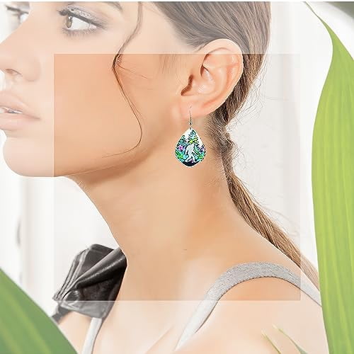 Sasquatch and Bigfoot earrings: Bigfoot jewelry Sasquatch jewelry collection. Bigfoot gifts/Sasquatch gifts. Gifts for Sasquatch enthusiasts (PinkBigfoot) - Image 2