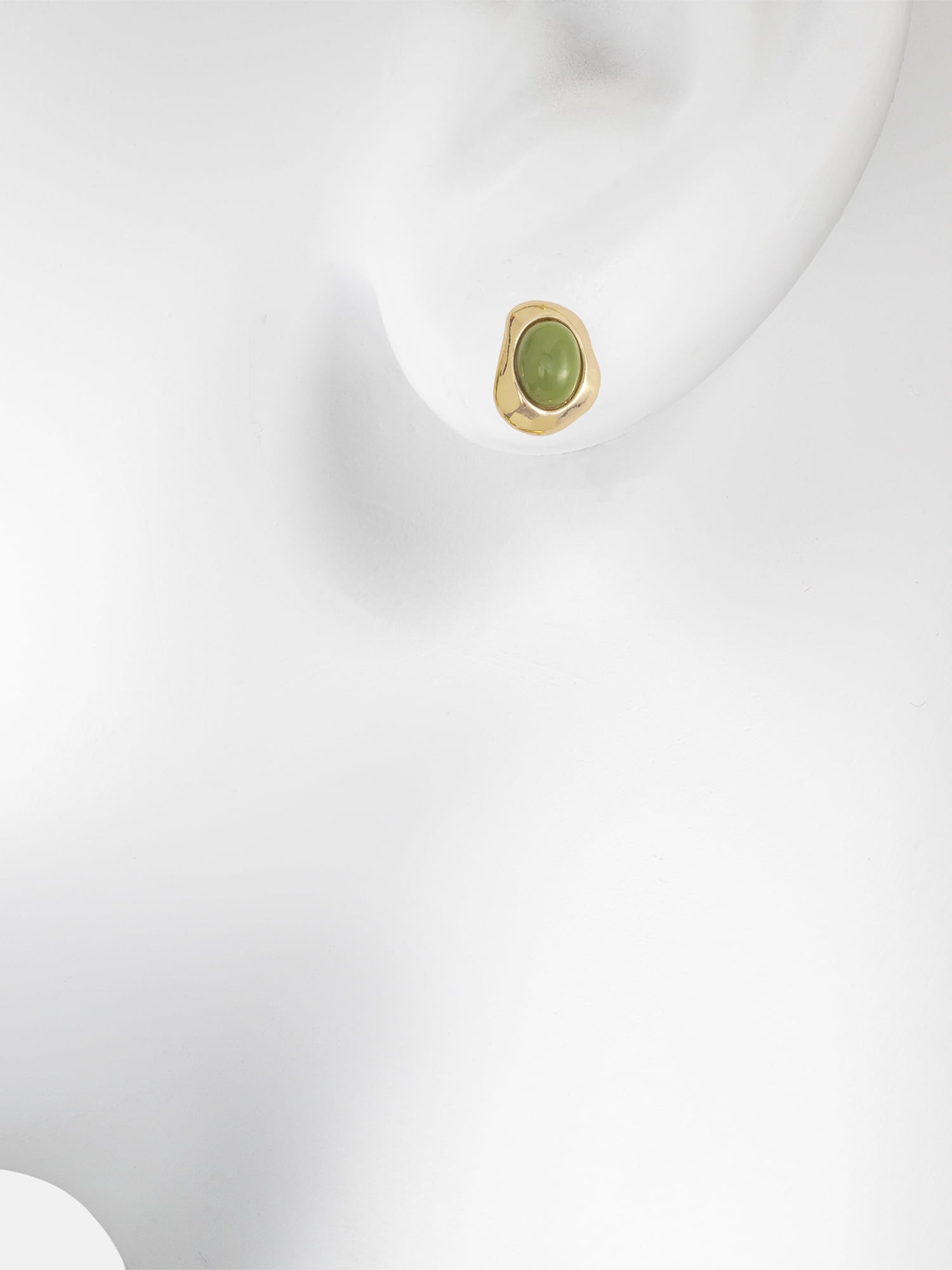 Scenario Women's Gold-Tone Stud and Drop Earrings Set, 3-Pair - Image 2