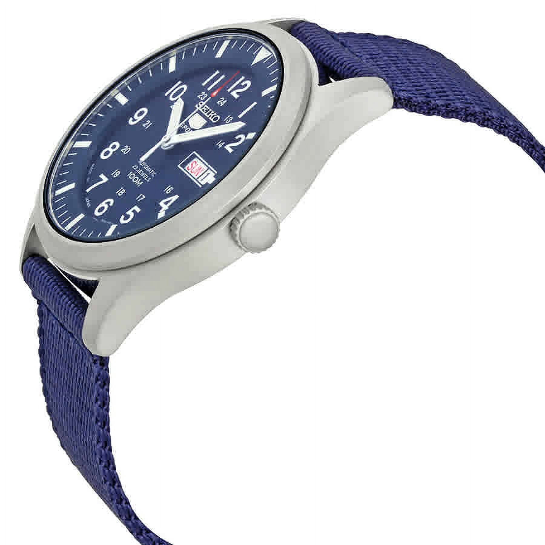 Seiko 5 Automatic Blue Dial Men's Watch SNZG11J1 - Image 2