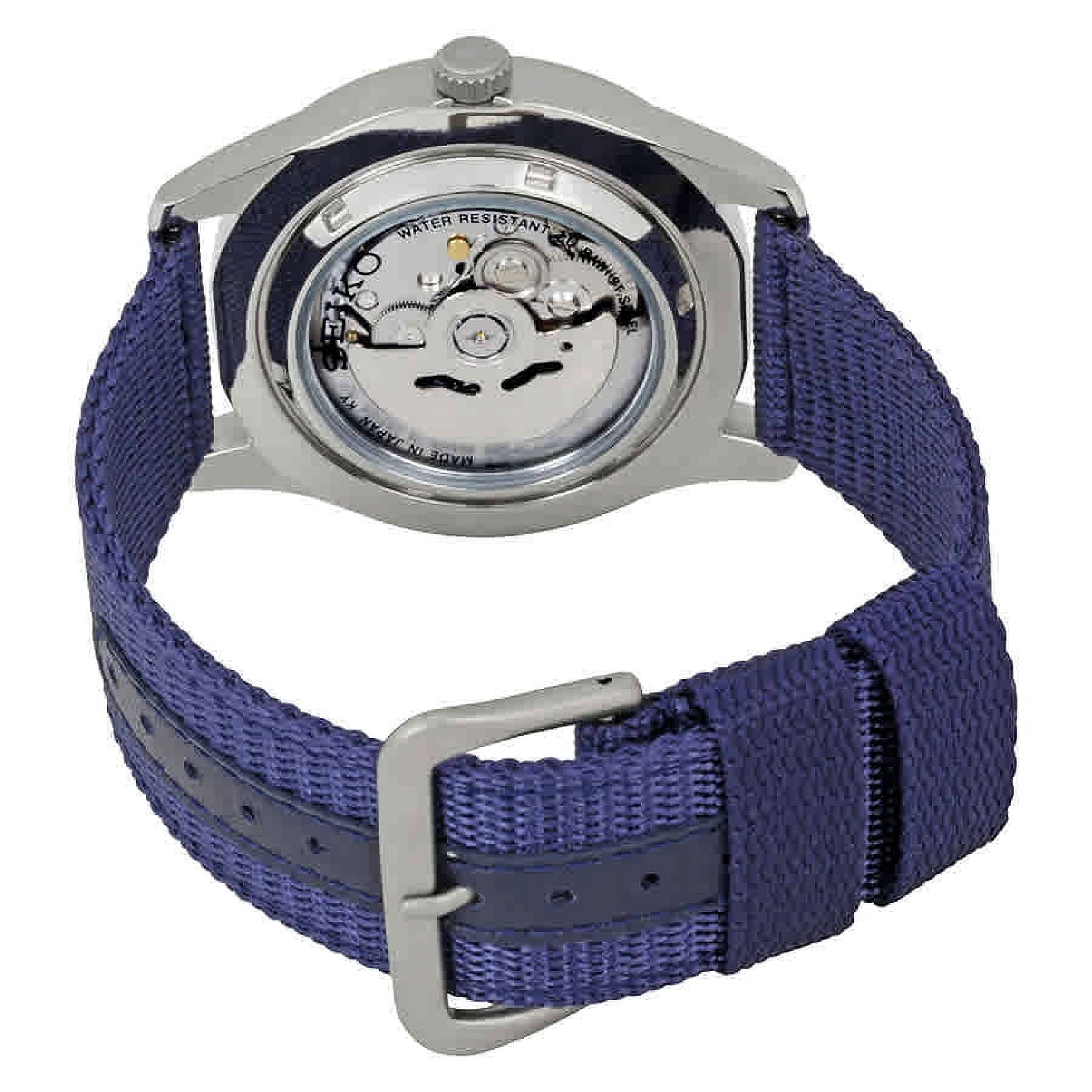 Seiko 5 Automatic Blue Dial Men's Watch SNZG11J1 - Image 3
