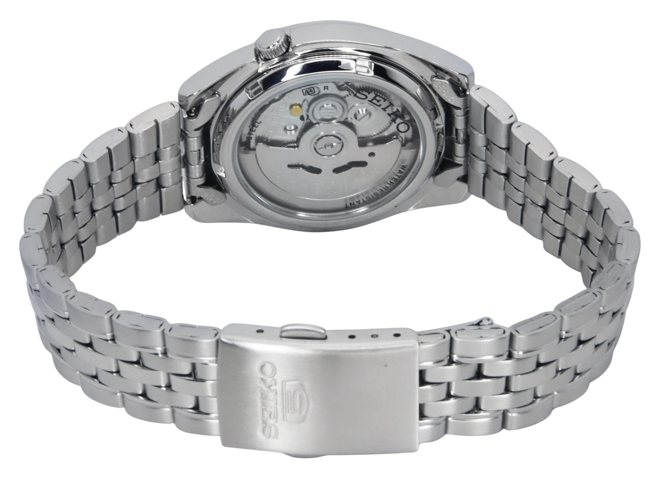 Seiko Men's 5 Automatic SNK361K Black Stainless-Steel Automatic Dress Watch - Image 2