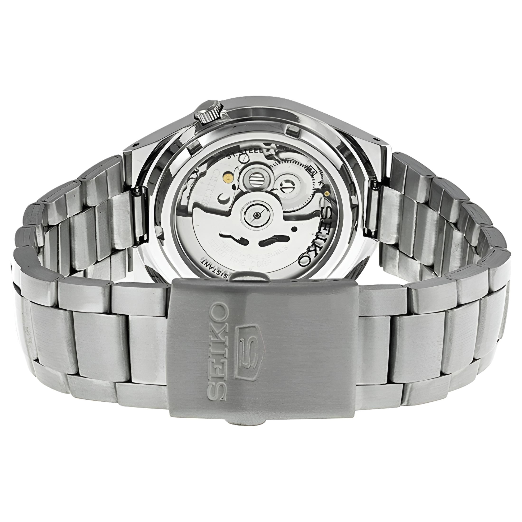 Seiko Men's 5 Automatic SNK615K Blue Stainless-Steel Automatic Dress Watch - Image 2