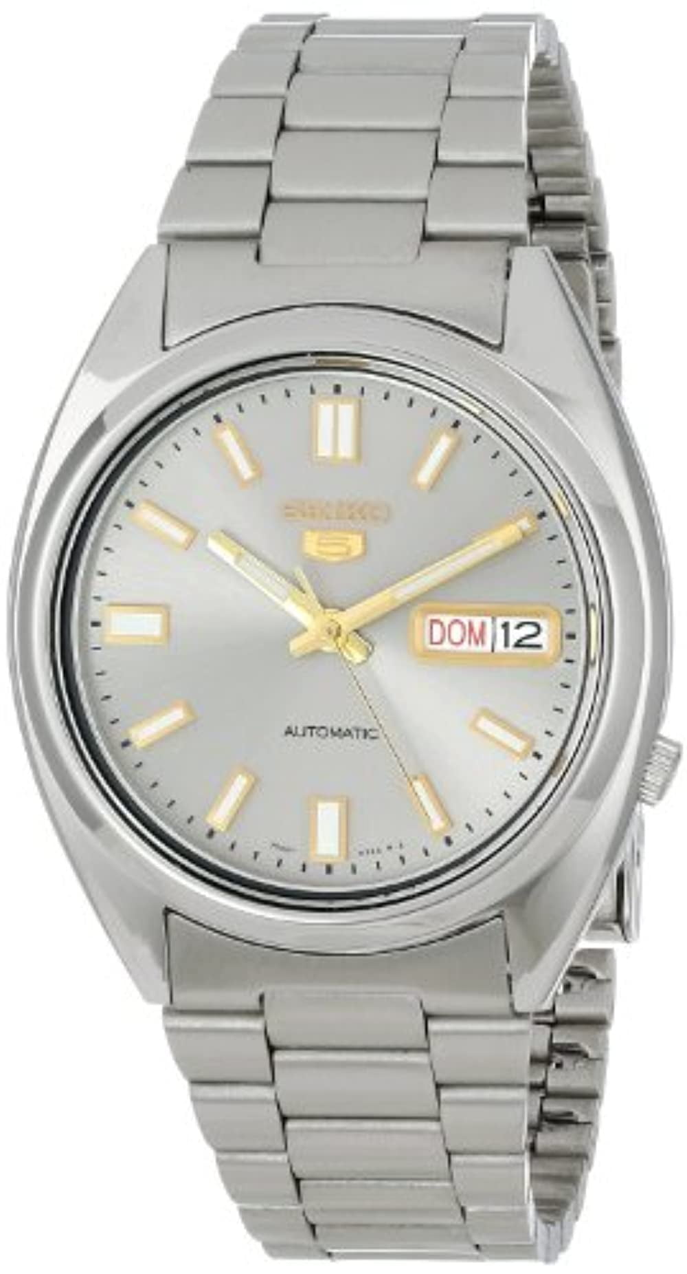 Seiko Men's 5 SNXS75 Automatic Grey Dial Stainless-Steel Bracelet Watch