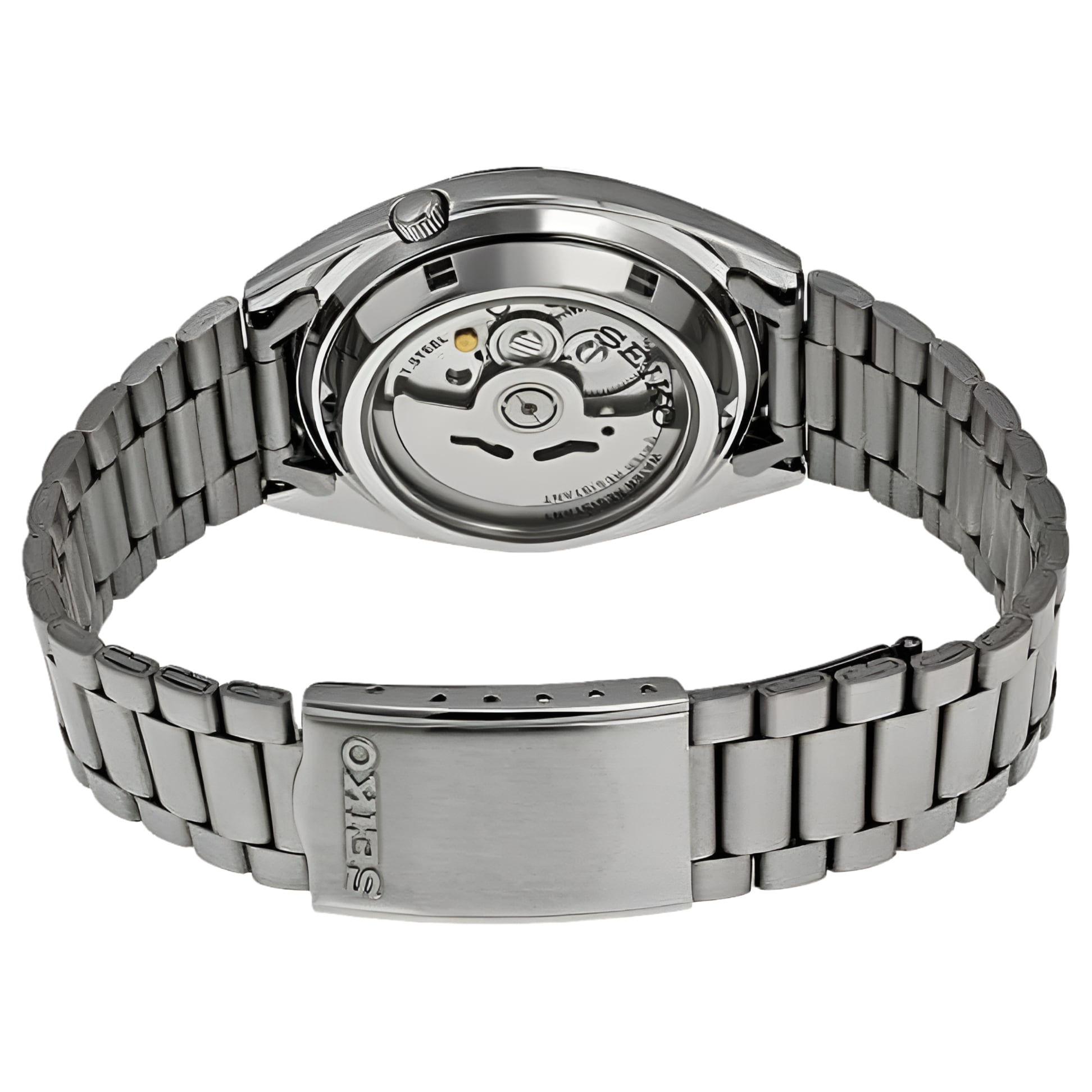 Seiko Men's 5 SNXS75 Automatic Grey Dial Stainless-Steel Bracelet Watch - Image 5