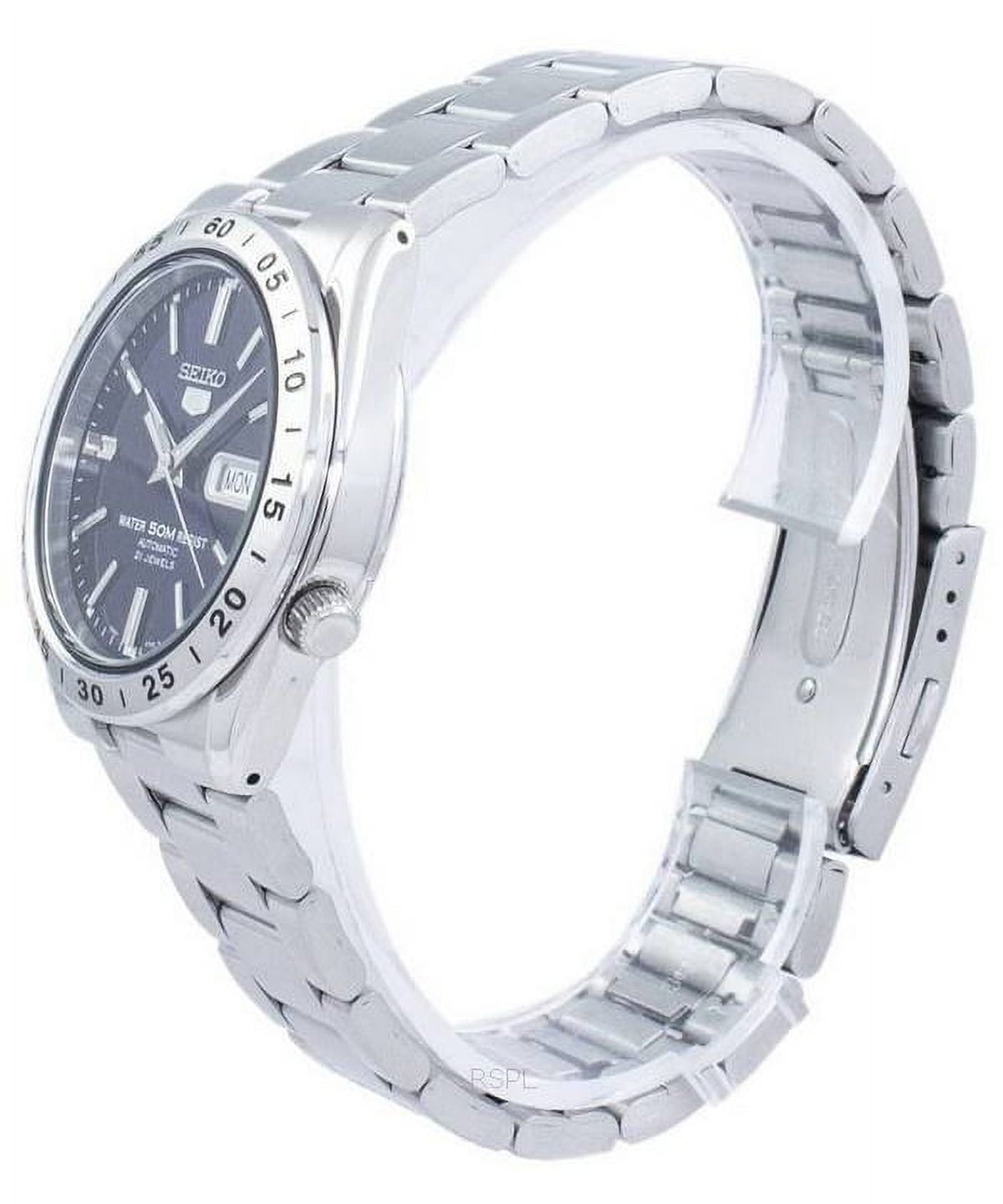 Seiko Men's SNKD99K Silver Stainless-Steel Swiss Automatic Dress Watch - Image 3