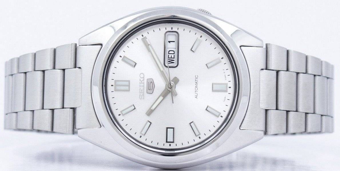 Seiko Series 5 Automatic Silver Dial Men's Watch SNXS73K1 - Image 2