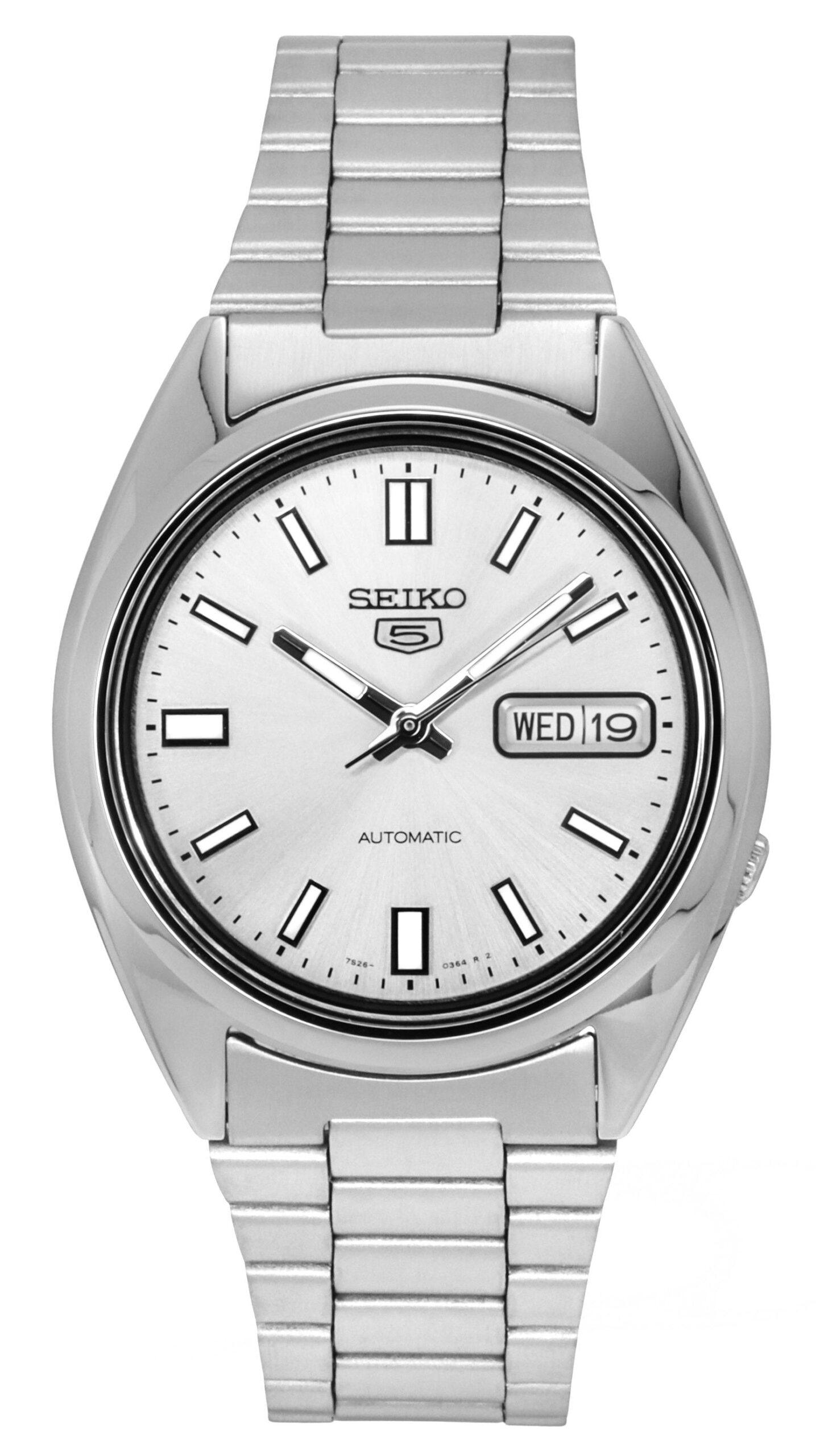 Seiko Series 5 Automatic Silver Dial Men's Watch SNXS73K1