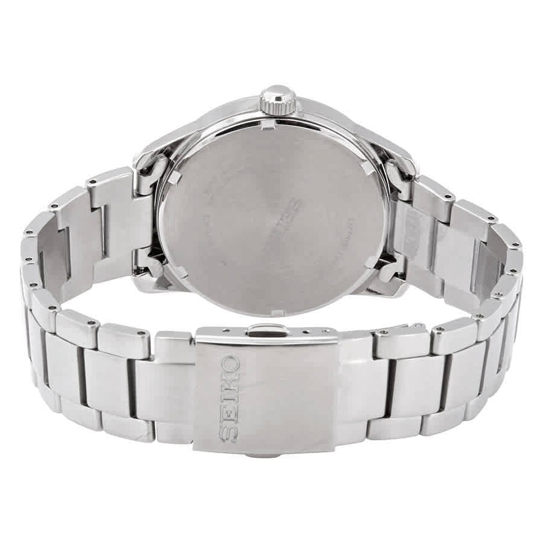 Seiko Solar Blue Dial Stainless Steel Men's Watch SNE525P1 - Image 3