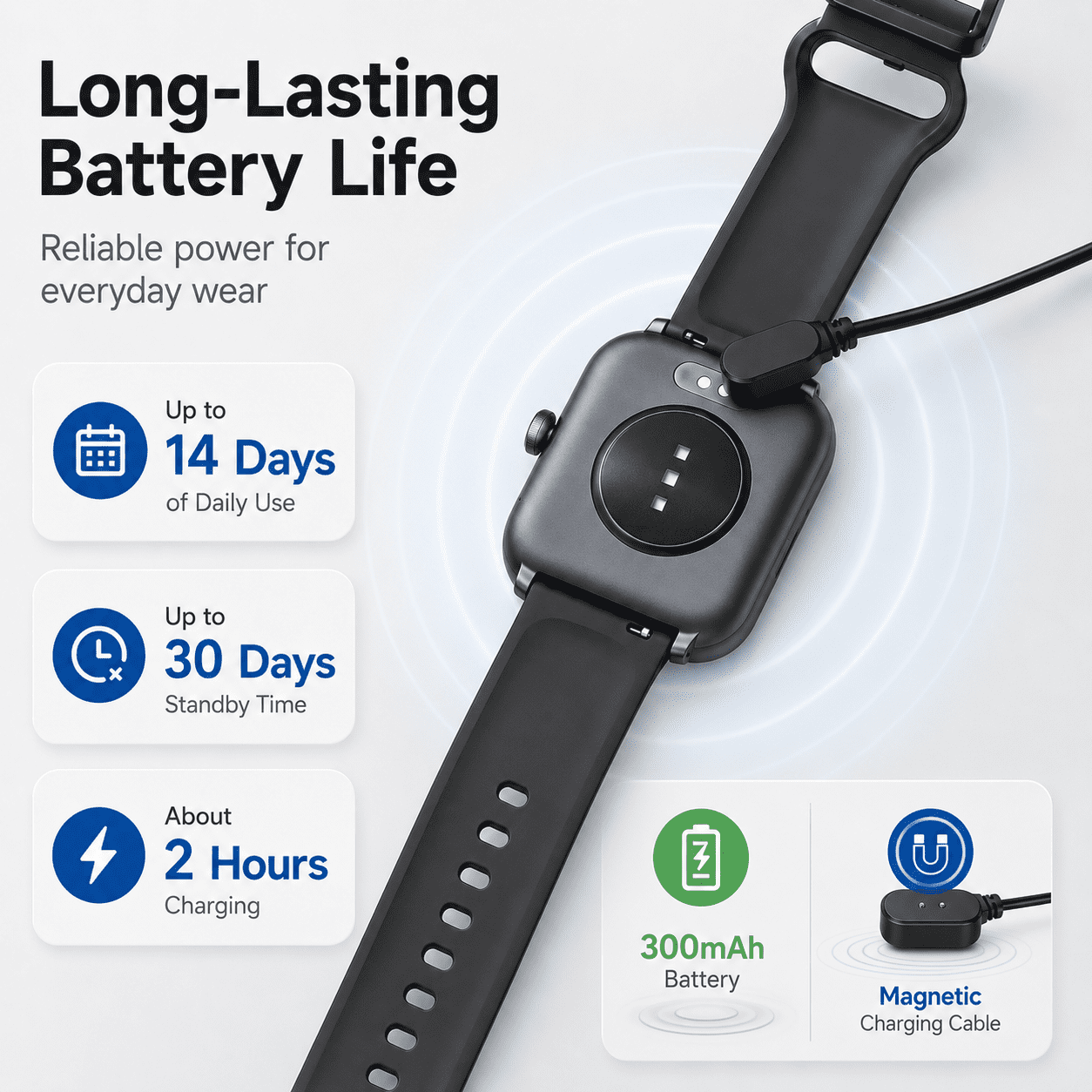 Smart Watch for Men Women, 1.91" Touch Screen Smartwatch for Android iPhone, Alexa Built-in, Fitness Tracker with Bluetooth Call, 100+ Sports Modes, IP68 Waterproof, Sleep Monitor - Image 4