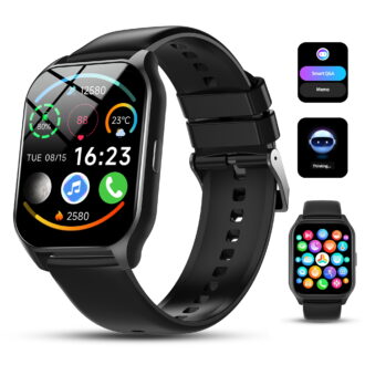 Smart Watch for Women Men, fitness trackers with 1.83" HD Display, 5.4 Bluetooth Call, 130+ Sports Modes, Fitness & Sleep Monitor,Timer, ChatGPT, Fitness Watch for Android/iOS