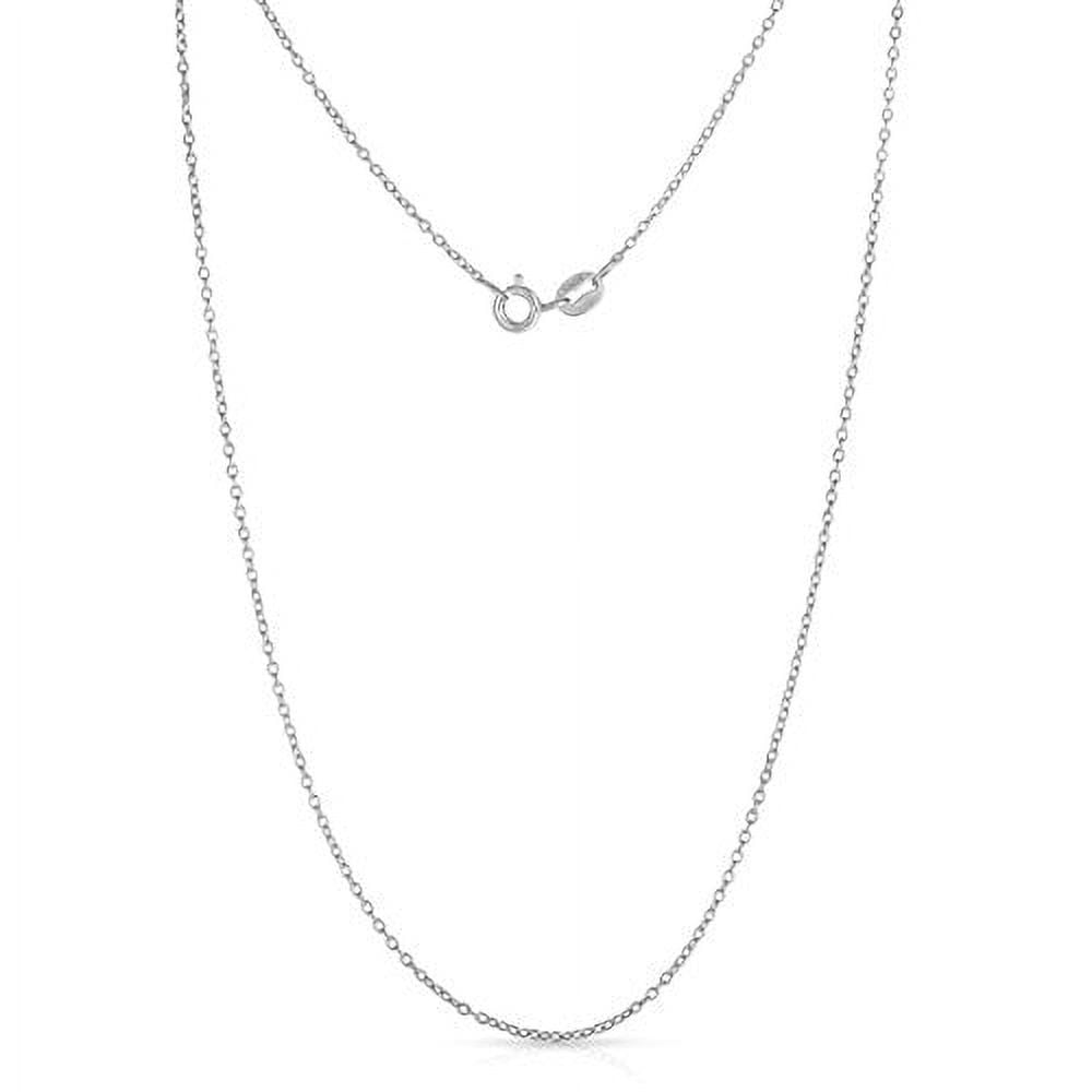 Tilo Jewelry 925 Sterling Silver Heart Lock Pendant Necklace with Cubic Zirconia CZ Stones | 18 Inch | Women & Unisex - Image 2