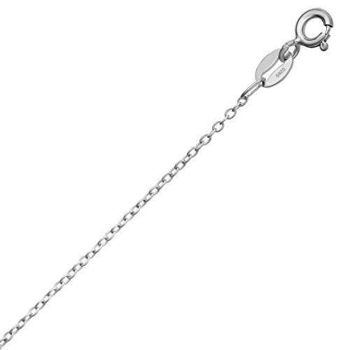 Tilo Jewelry Sterling Silver Heart Pendant Necklace with Cubic Zirconia CZ Stones | 18 Inch | Women & Unisex - Image 5