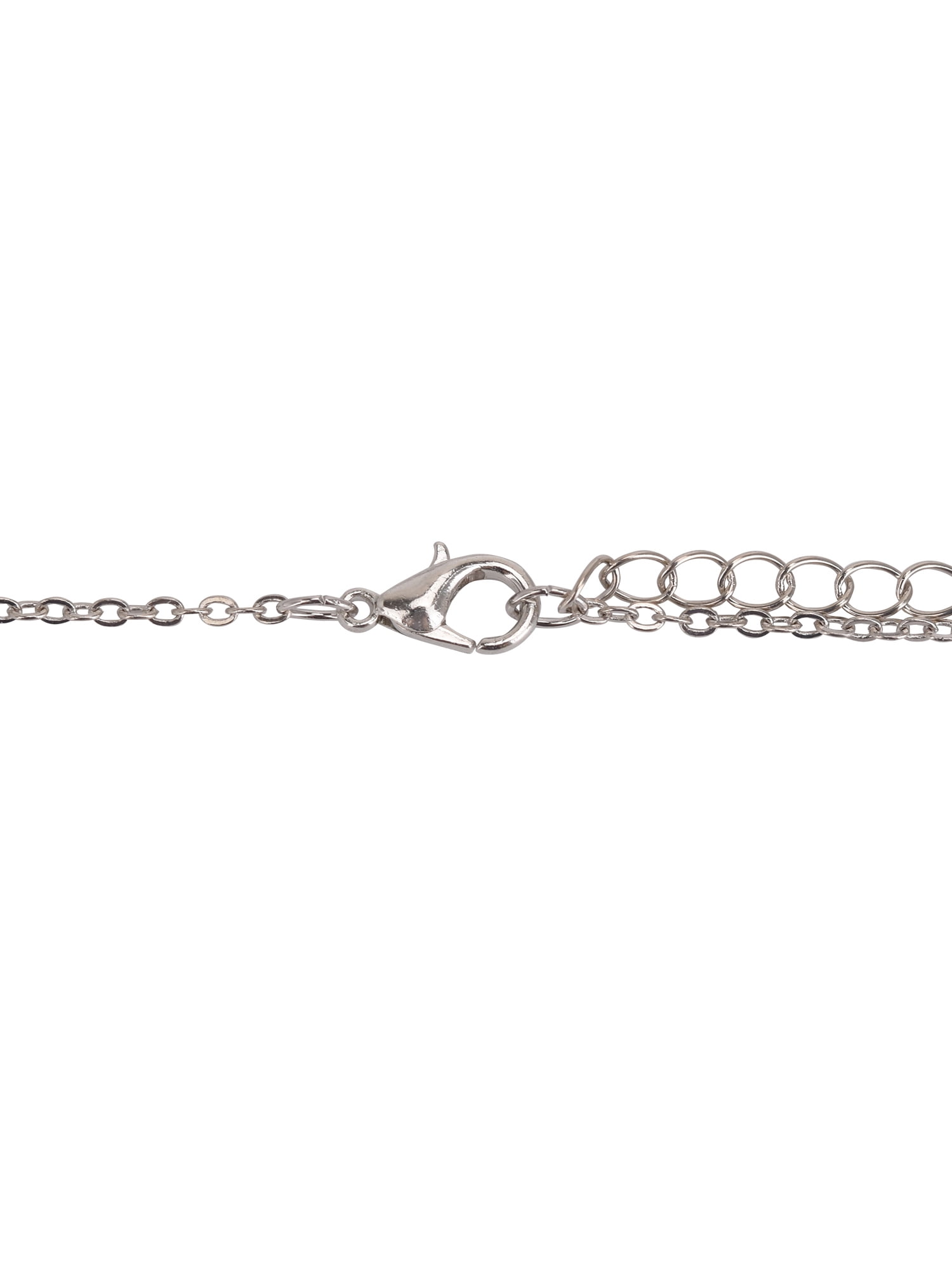 Time and Tru Adult Women's Silver Tone Tree of Life Crystal Metal Pendant Necklace - Image 3