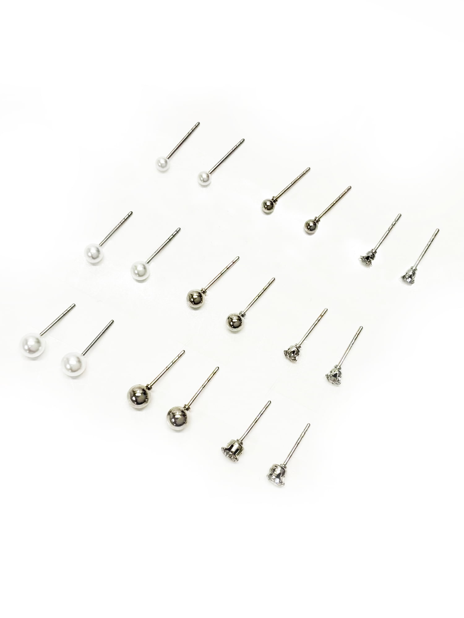 Time And Tru Eb Essentials Multi Ear 9-on Silv Pearl Ear - Image 3