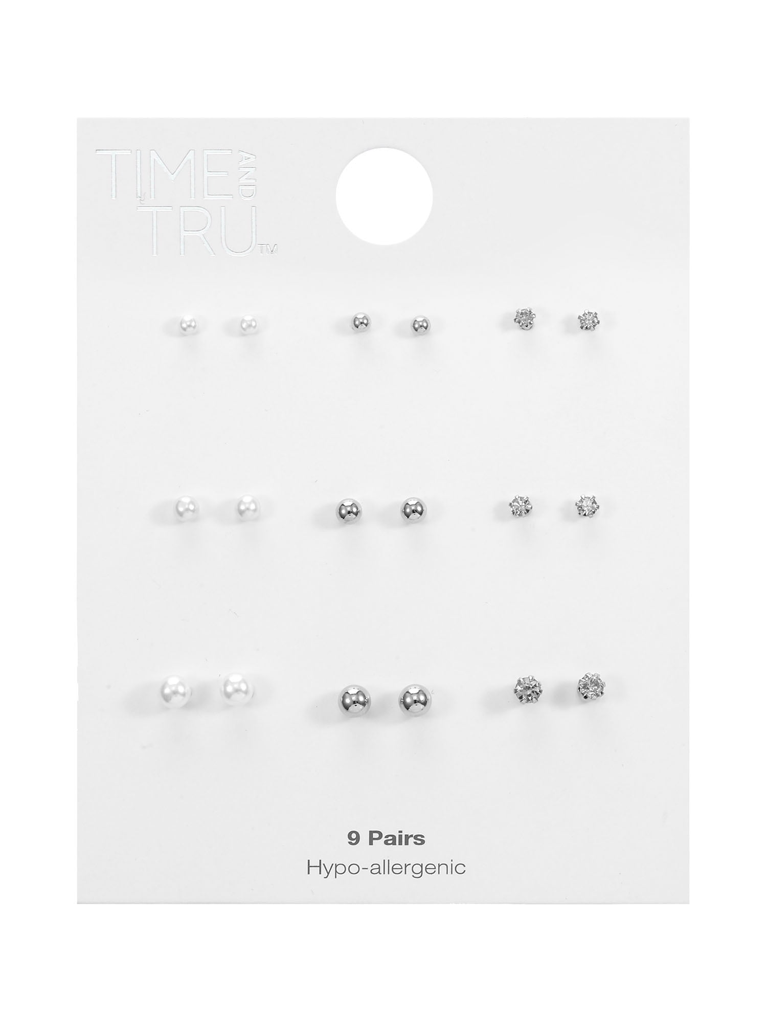 Time And Tru Eb Essentials Multi Ear 9-on Silv Pearl Ear - Image 4